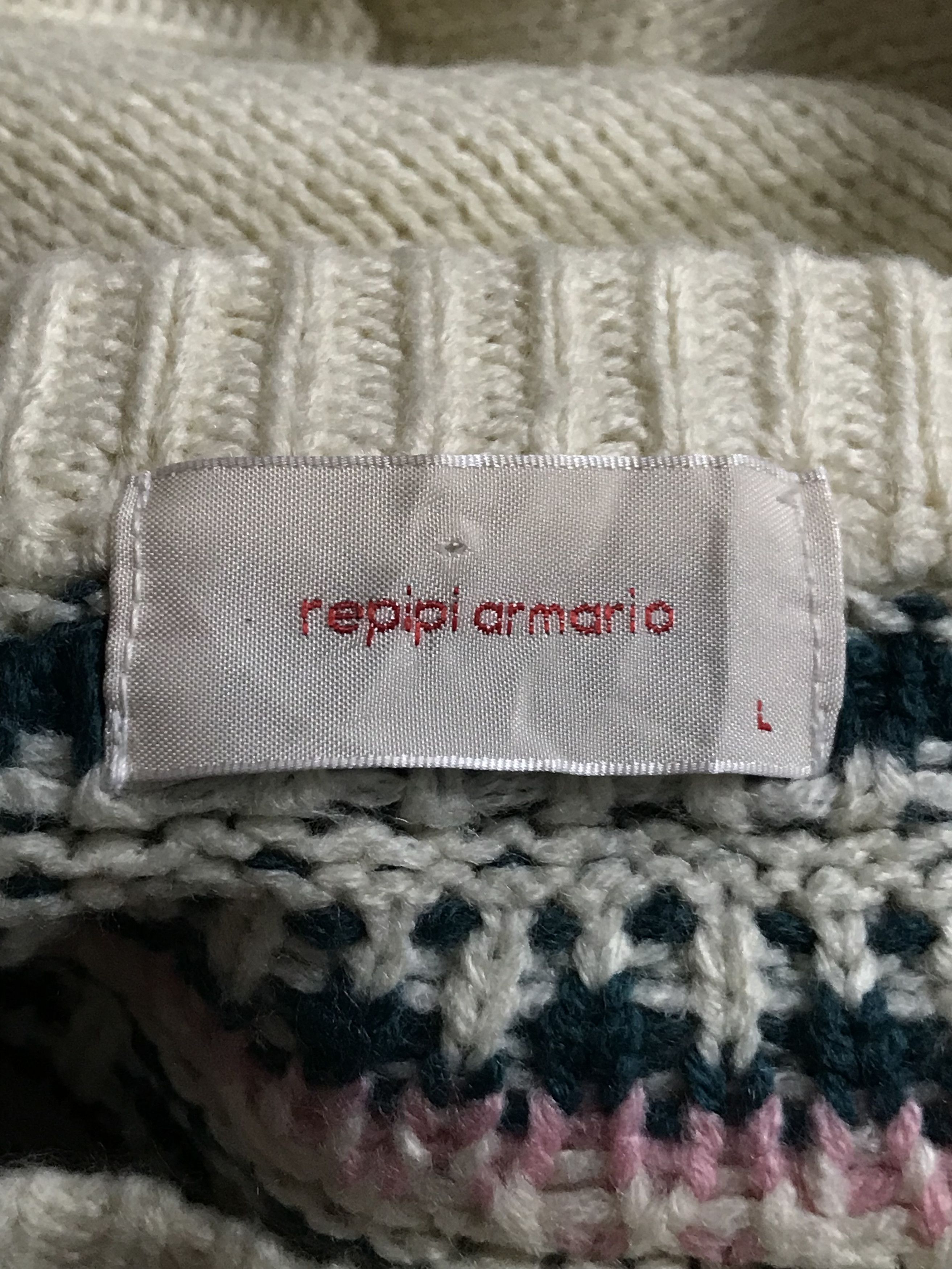 Beauty Beast Repipi Armario Japanese Knitted Cropped Love Heart Pattern Size M / US 6-8 / IT 42-44 - 4 Thumbnail