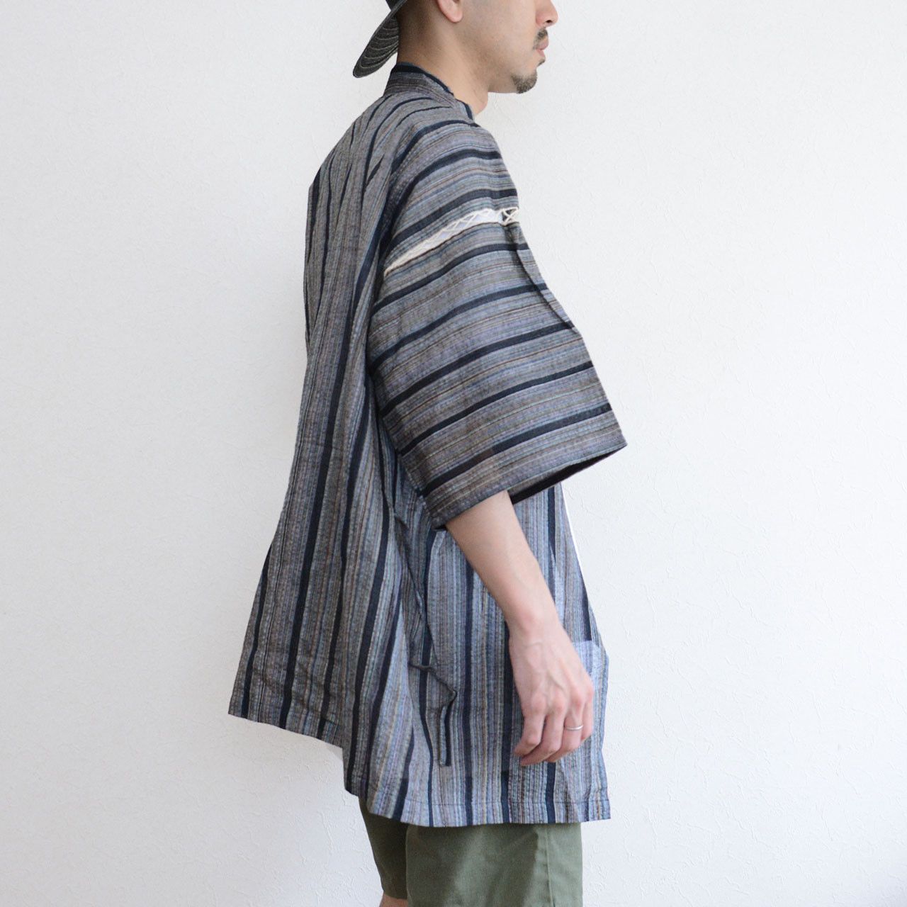 Other Jinbei Kimono Jacket Lightweight Cotton Summer Top for Men Size US S / EU 44-46 / 1 - 12 Thumbnail