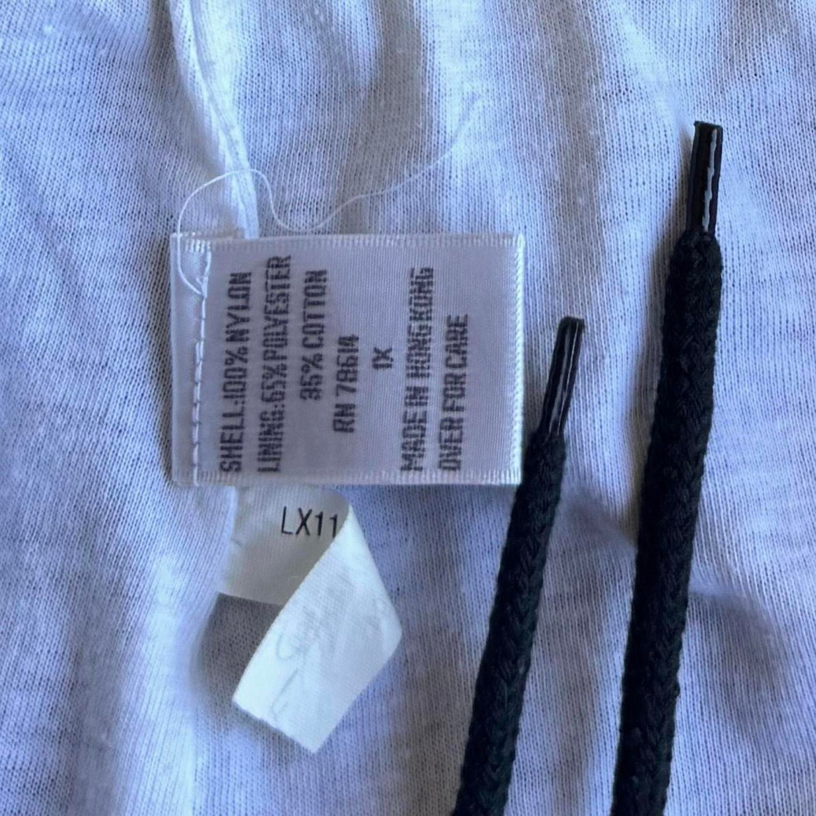 Japanese Brand × Vintage Vintage 90s Tonal Black Japanese Essential Nylon Sweatpants Size US 40 / EU 56 - 3 Thumbnail