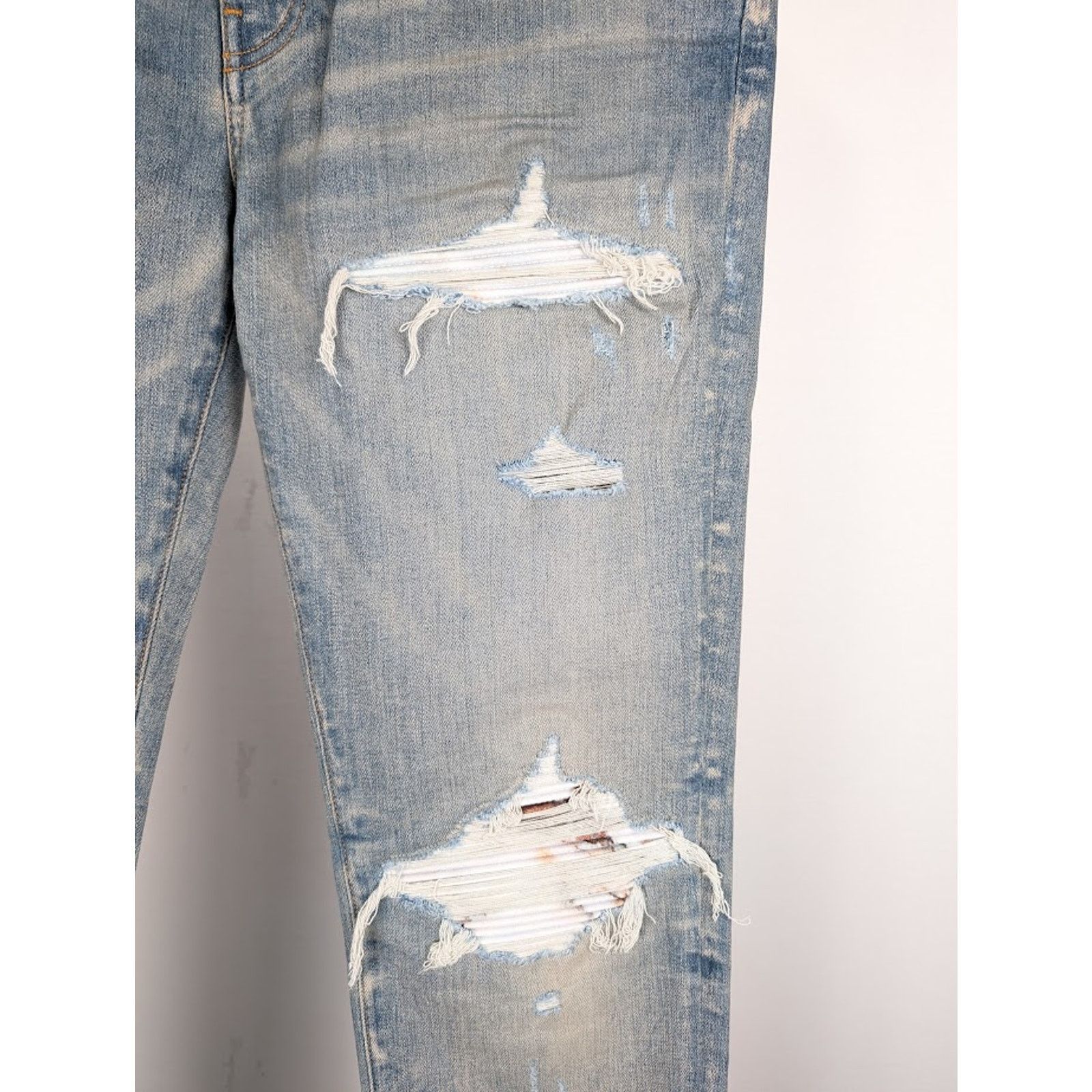 Amiri o1rshd1 Marble MX1 Jeans in Clay Indigo Size US 38 / EU 54 - 7 Thumbnail