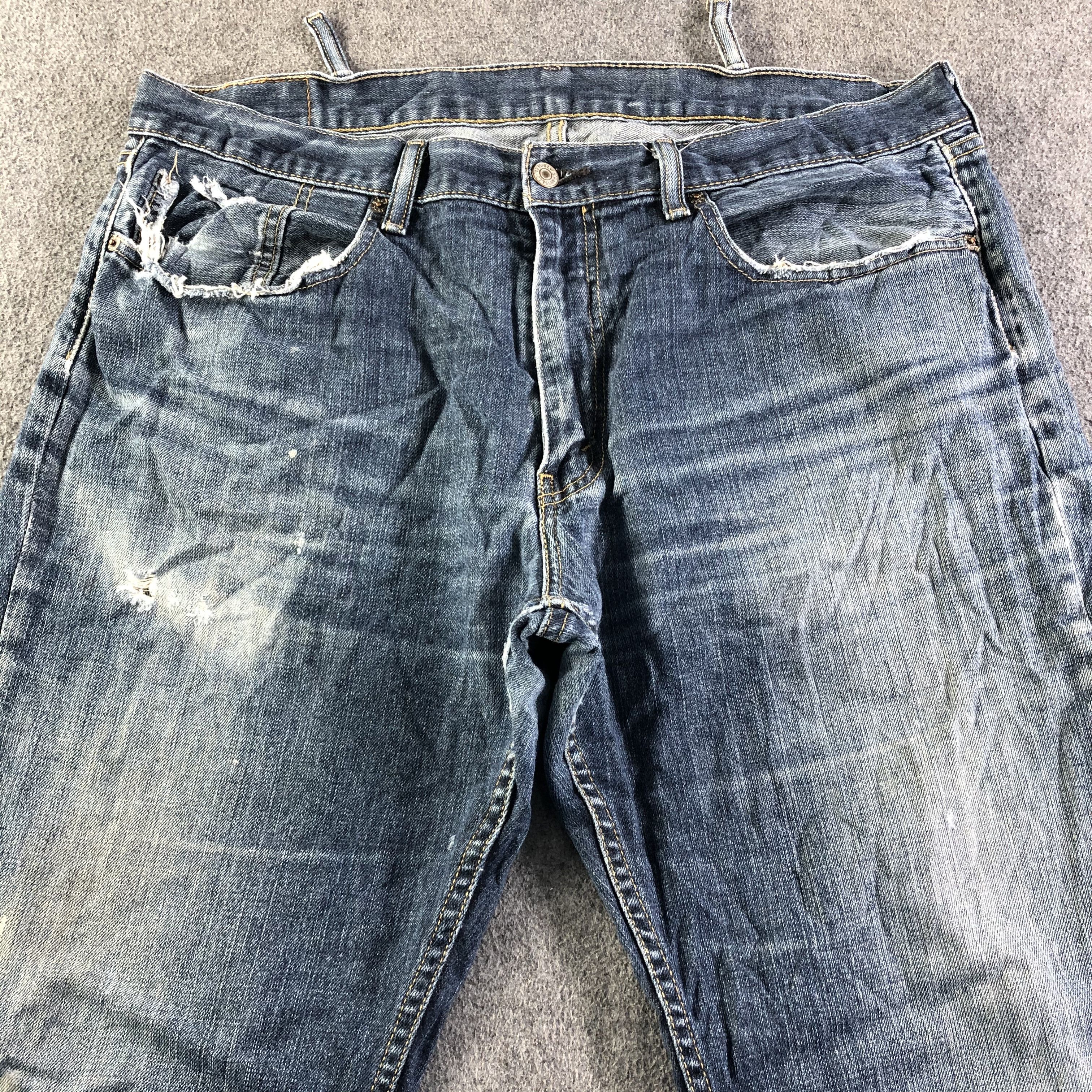 Levi's Vintage Blue Wash Levis 559 Jeans-J4104 Size US 39 - 3 Thumbnail