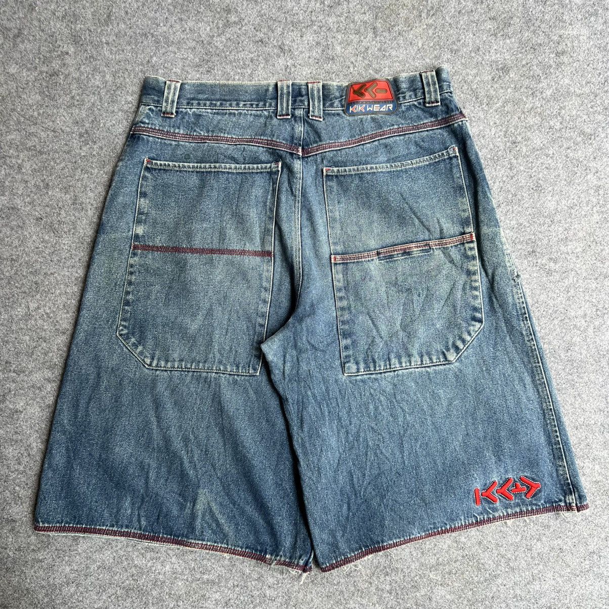 JNCO Vintage Crazy Kikwear Rave Baggy Jnco Style Shorts Size US 36 / EU 52 - 1 Thumbnail