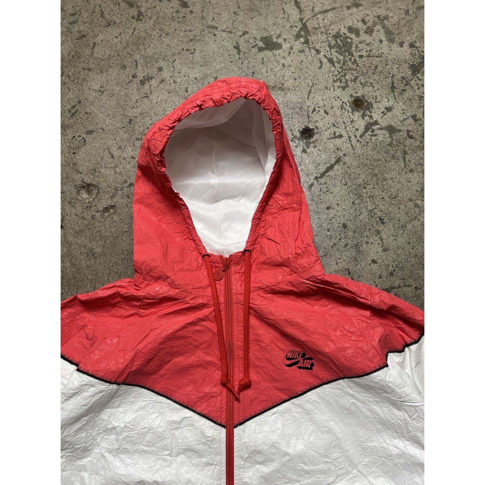 Nike RARE Nike White Orange Color block Trompe L’oeil Zipper W XL Size XL / US 12-14 / IT 48-50 - 4 Thumbnail