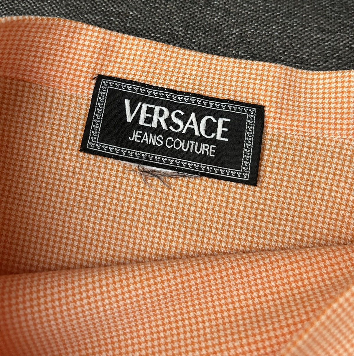 Versace Jeans Couture Versace Jeans Couture Houndstooth Pencil Mini Short Skirt Size 25" / US 0 / IT 36 - 4 Thumbnail