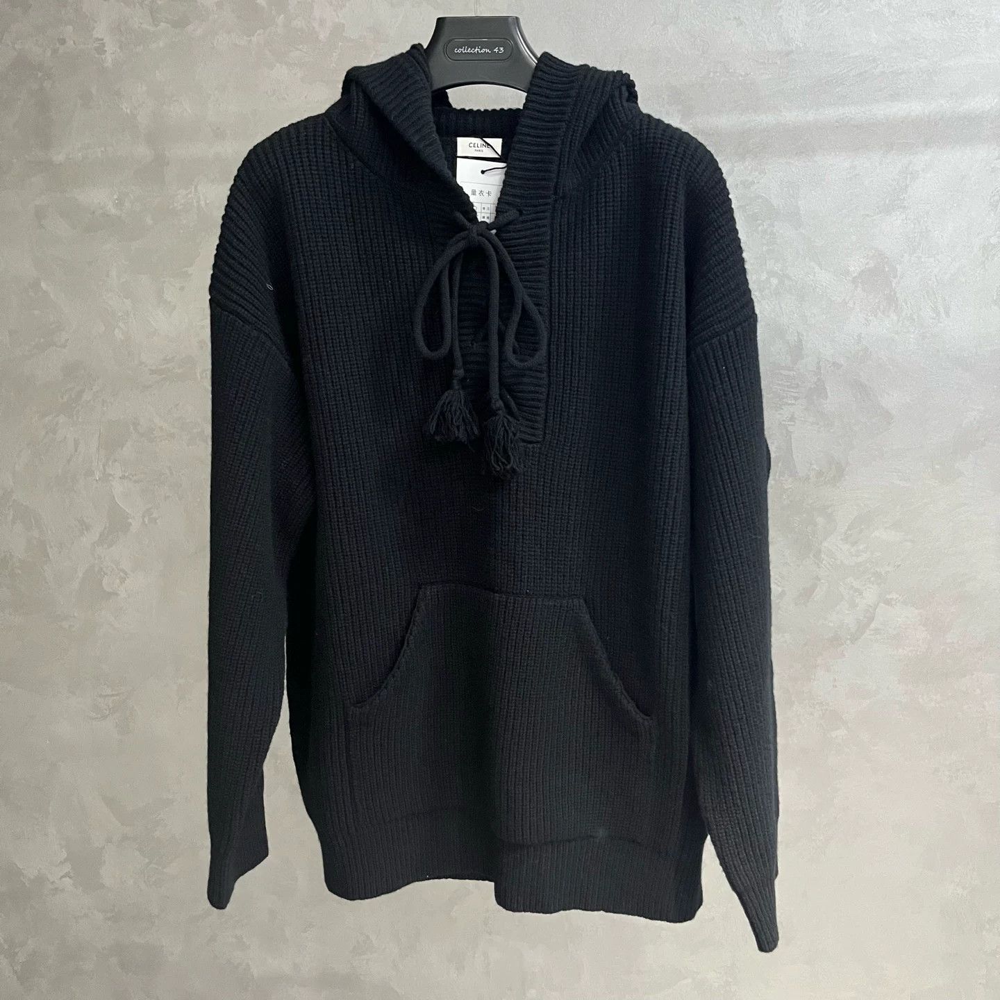 Celine Celine Wool Black T-Shirt S Women Size S / US 4 / IT 40 - 1 Thumbnail