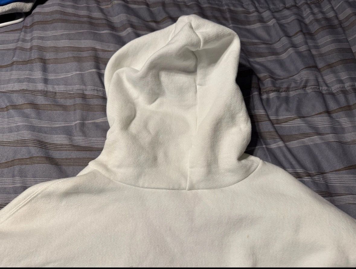 Nike Vintage 90's Nike Center Middle Swoosh RARE White Hoodie 2XL Size US XXL / EU 58 / 5 - 20 Thumbnail