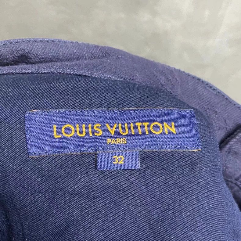 Louis Vuitton Louis Vuitton Dark blue ink full print logo jeans 2502-Nex Size US 32 / EU 48 - 6 Thumbnail
