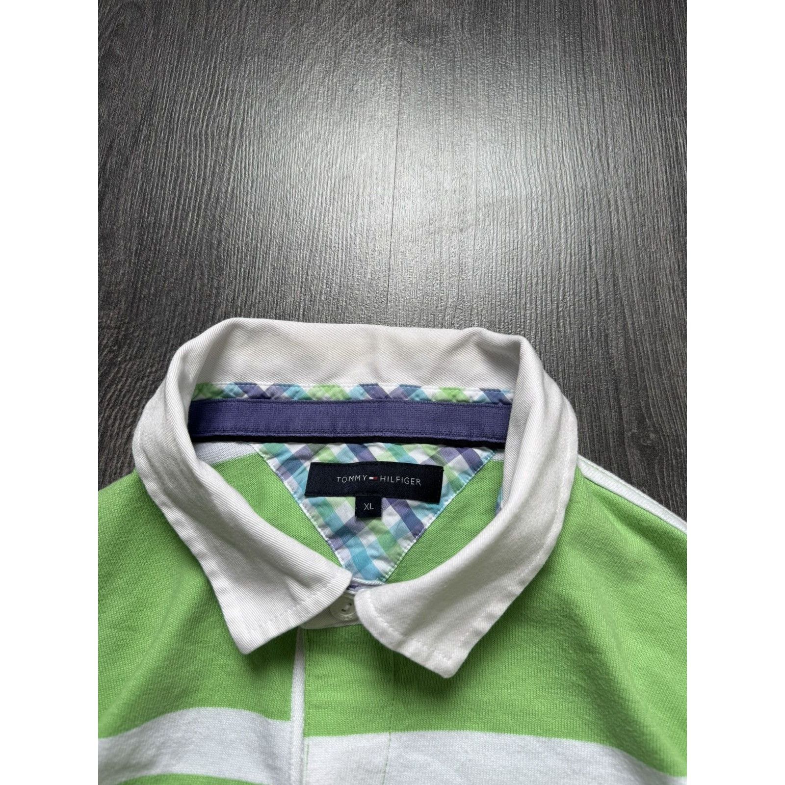 Tommy Hilfiger × Vintage Y2K Tommy Hilfiger Vintage Rugby Long Sleeve Size US XL / EU 56 / 4 - 5 Thumbnail