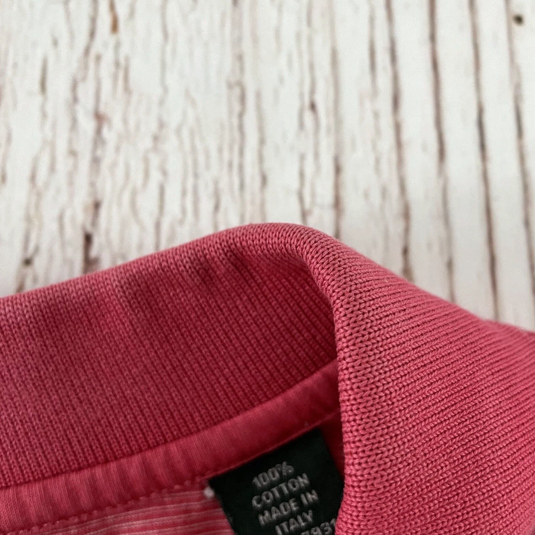Vintage Master's Clubhouse Collection Striped Short Sleeve Golf Polo Shirt Men's XL Pink Size US XL / EU 56 / 4 - 4 Thumbnail