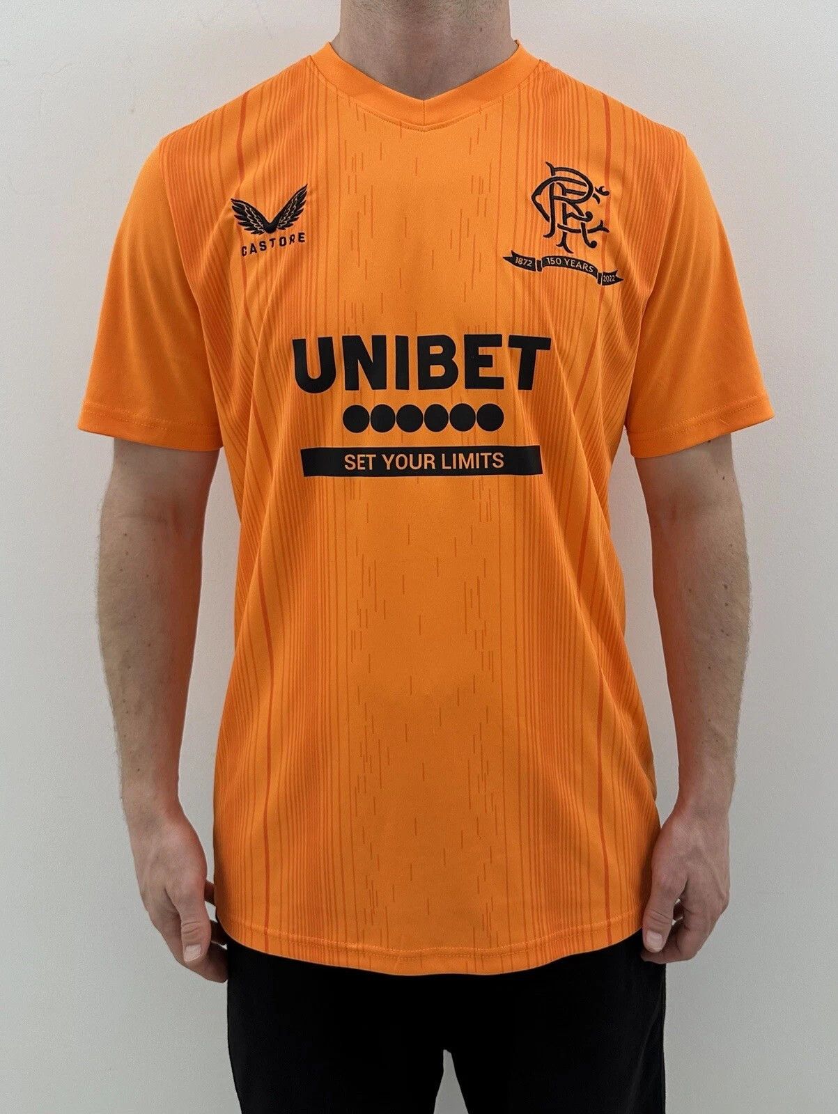 Castore Rangers 2021 2022 Training Jersey Shirt Soccer 150 Years Size US L / EU 52-54 / 3 - 1 Thumbnail