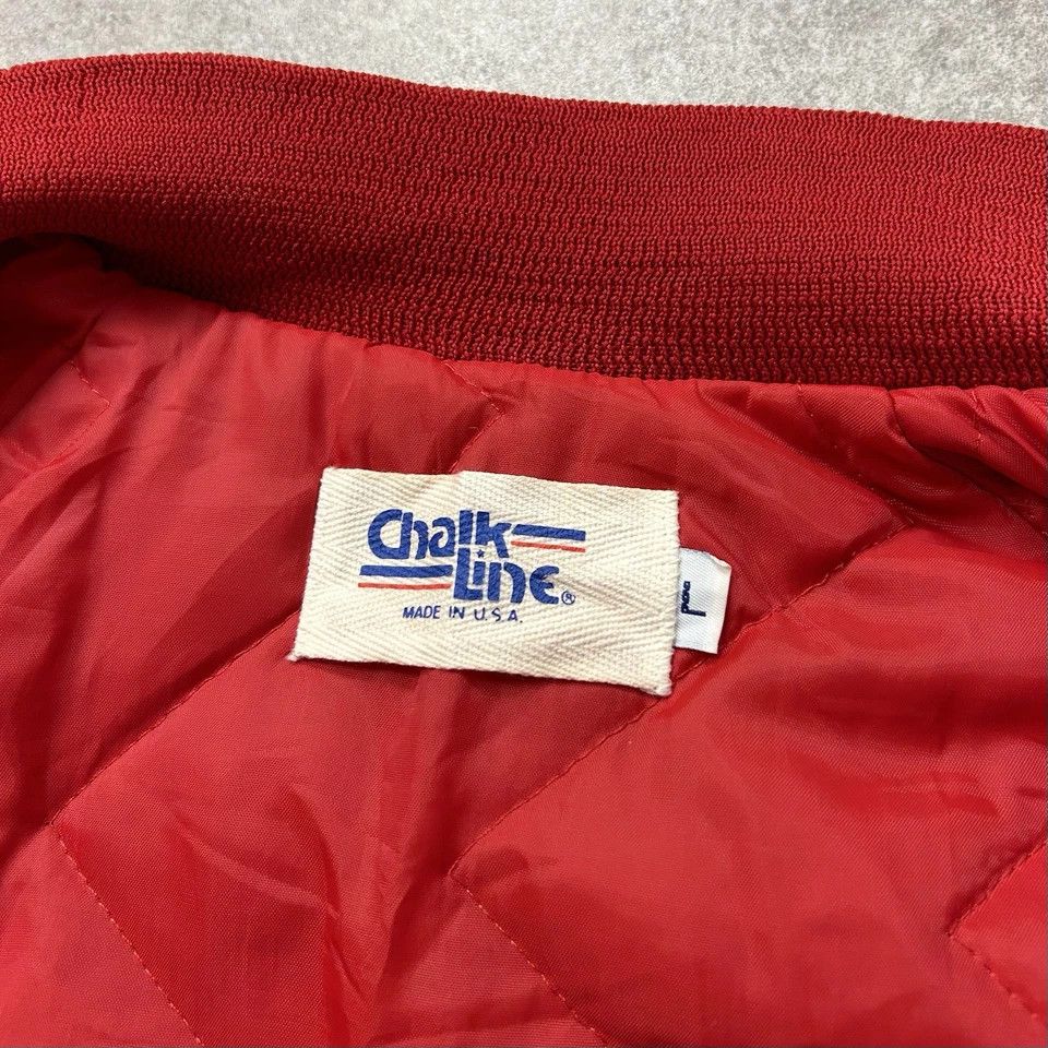 Chalk Line × NFL × Vintage Kansas City CHIEFS CHALK LINE SATIN JACKET MADE IN USa Size US L / EU 52-54 / 3 - 5 Thumbnail