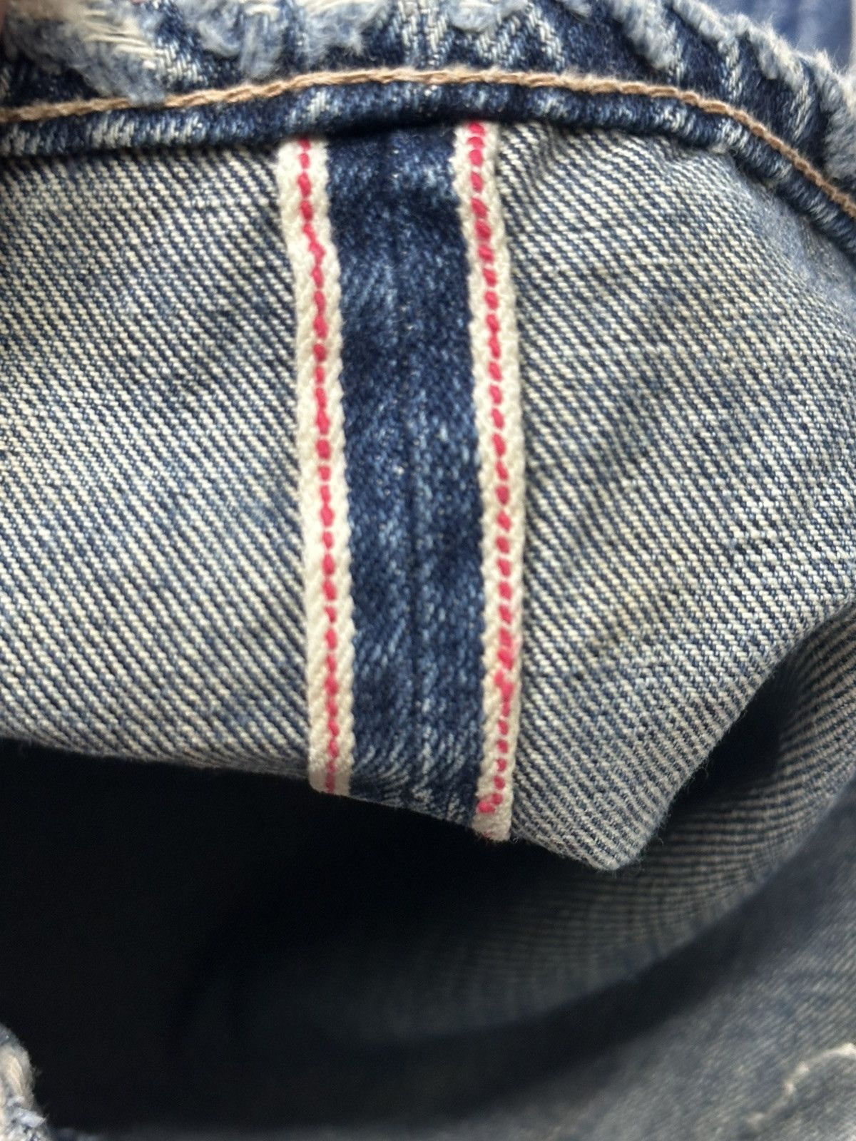 Spellbound Spellbound x Domingo Selvedge Distressed Denim Faded Jeans Size US 32 / EU 48 - 14 Thumbnail