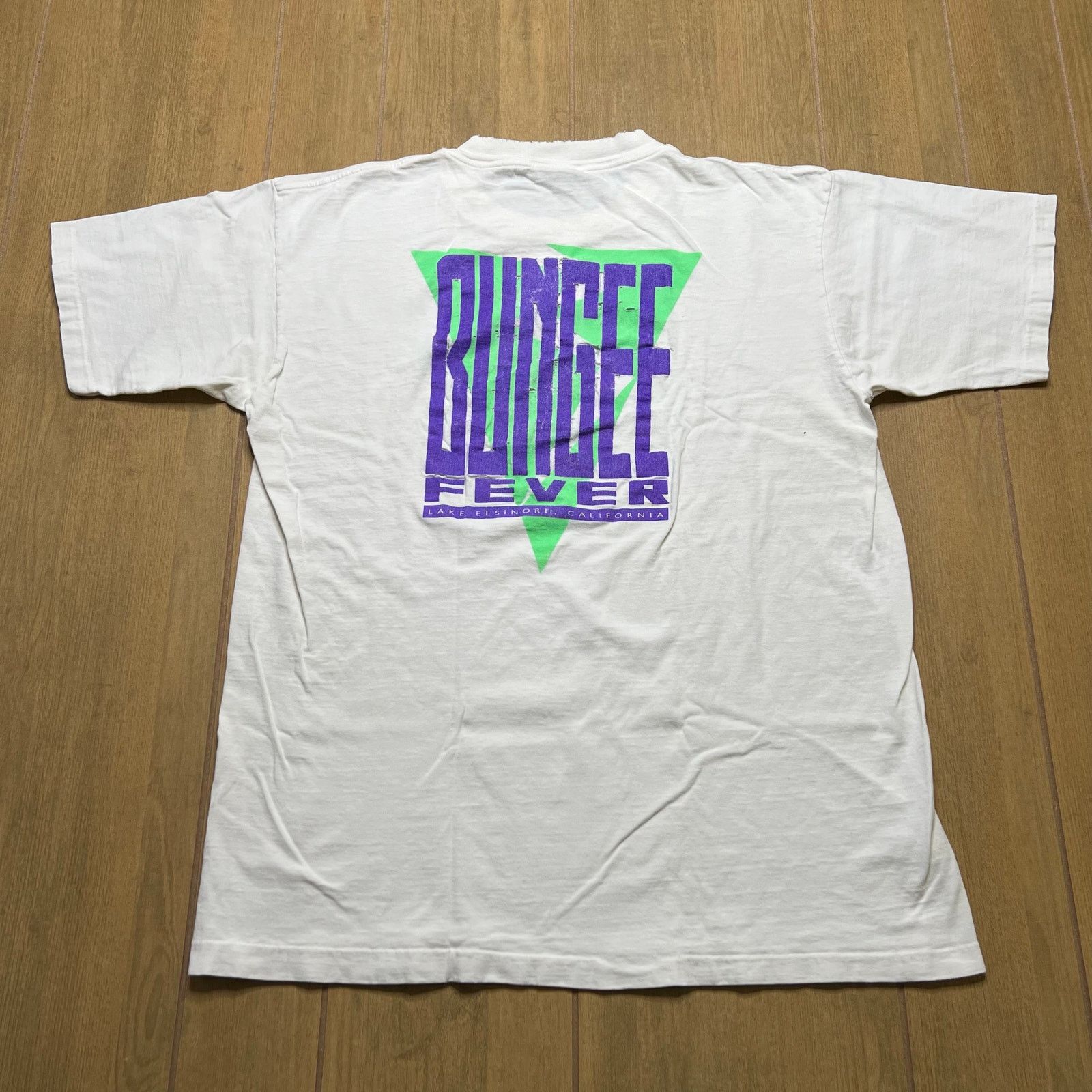 Vintage Vintage Bungee Fever T Shirt XL Oneita Power Made USA 90s Size US XL / EU 56 / 4 - 4 Thumbnail