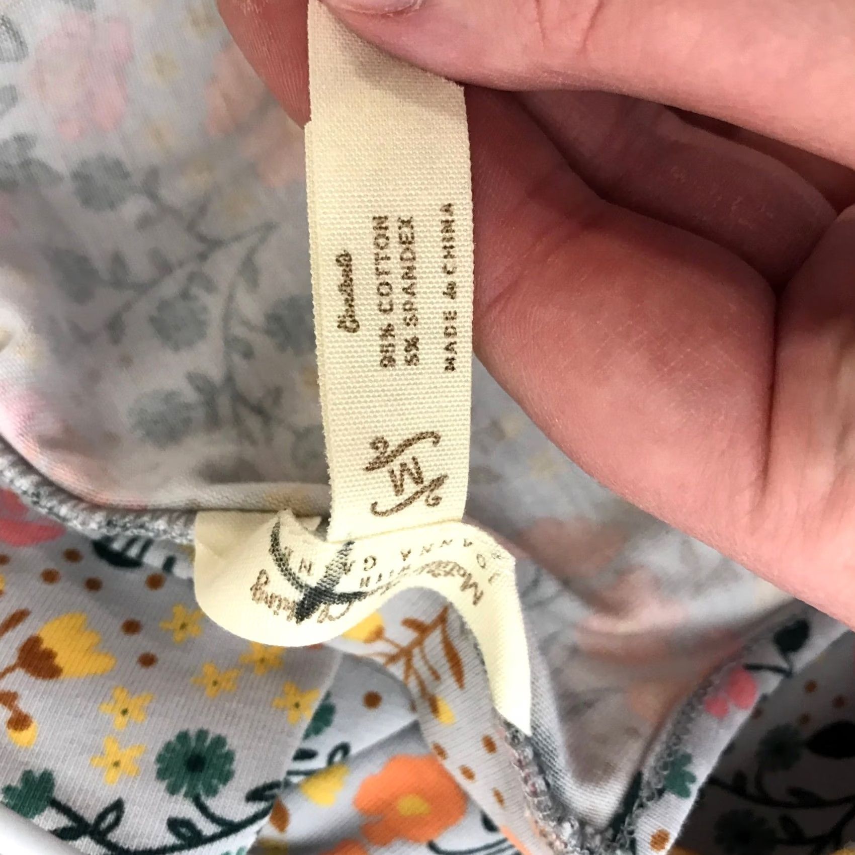 Vintage Matilda Jane Joanna Gaines Womens Dress M Floral Print 3/4 sleeve scoop neck Size M / US 6-8 / IT 42-44 - 8 Thumbnail