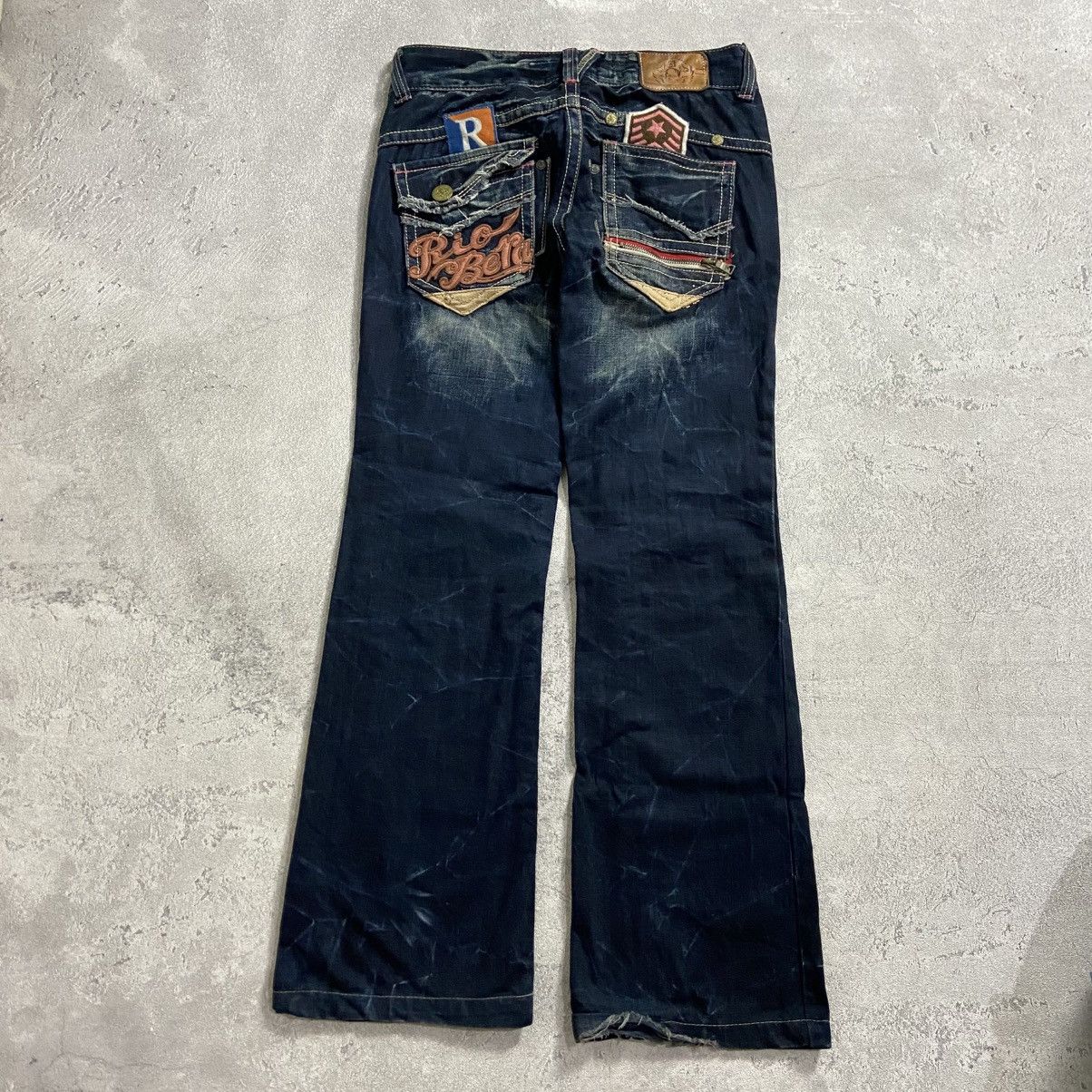 Tornado Mart RioBerra Japan Flare Jean Size US 26 / EU 42 - 3 Thumbnail