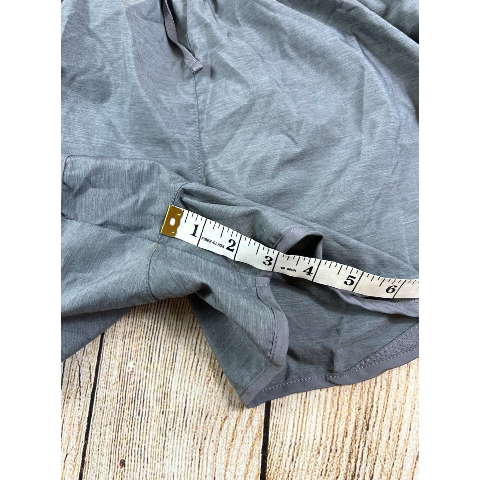 Nike Nike Women's Dri Fit Tempo Mid Rise Lined Running Shorts CU8890-067 XL Gray Athletic Activewear Size 40" / US 18 - 5 Thumbnail