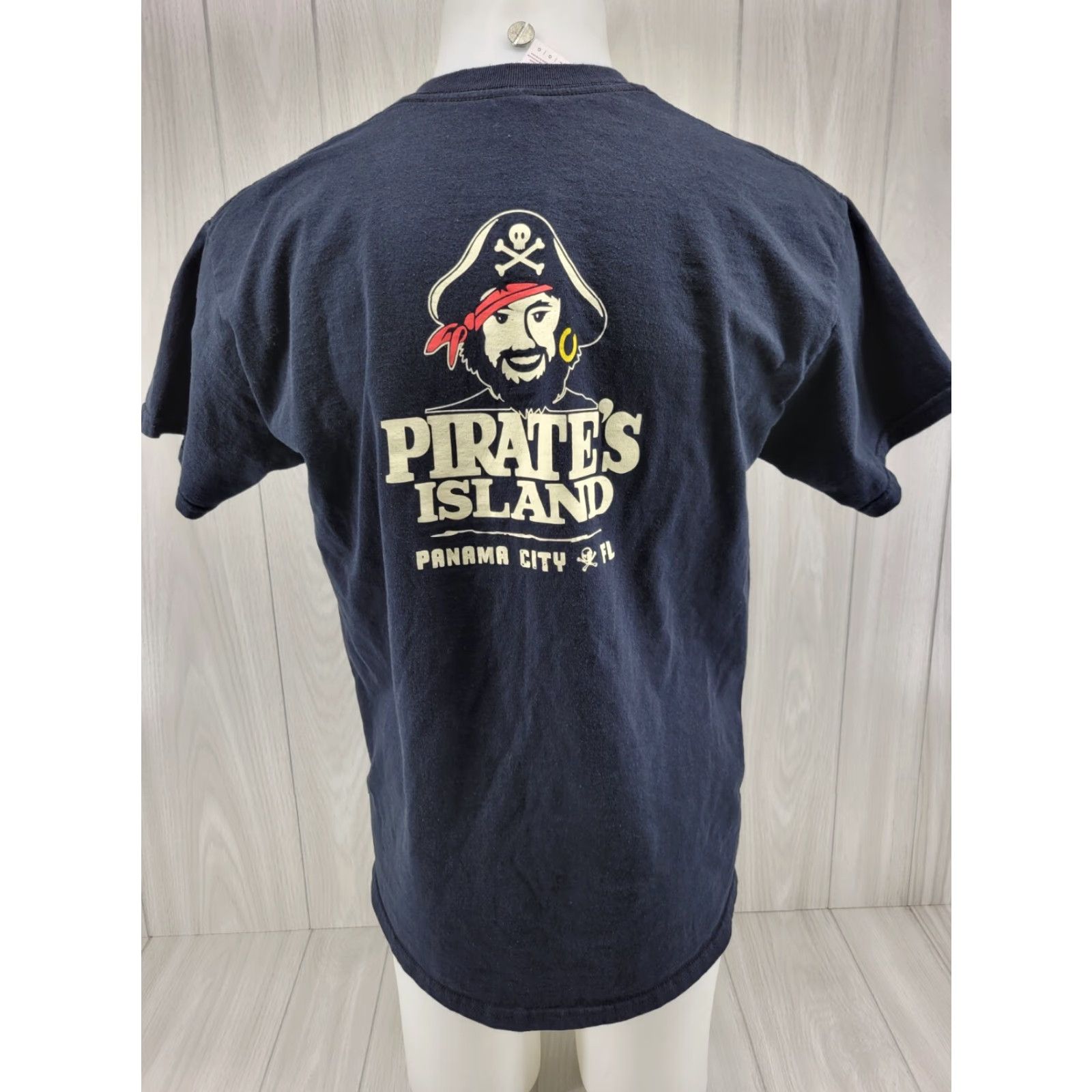 Gildan Gildan T Shirt Adult Large Pirate Walk The Plank Panama City Pirate’s Island Black Men Shirt Size US L / EU 52-54 / 3 - 2 Thumbnail