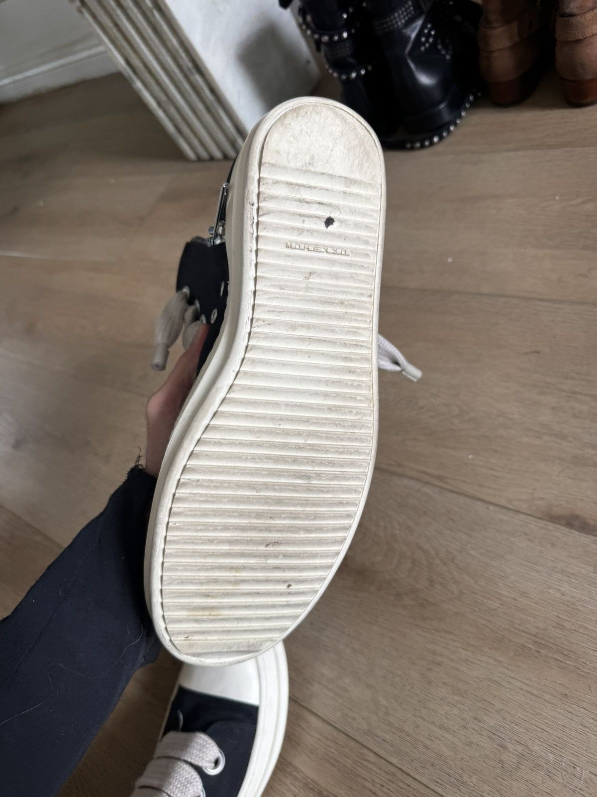 Rick Owens Jumbo Laced Ramones Size US 12 / EU 45 - 9 Thumbnail