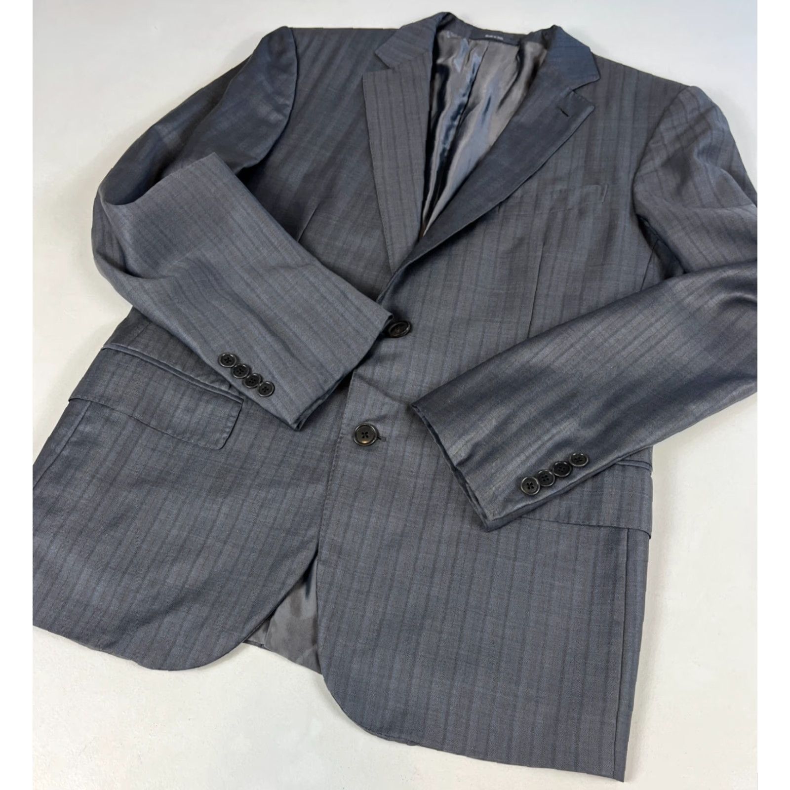 Ermenegildo Zegna Ermenegildo Zegna Trofeo Sport Coat Jacket Men Wool Gray 42R US 42R Regular Two-Button Check Vintage Size US XS / EU 42 / 0 - 4 Thumbnail