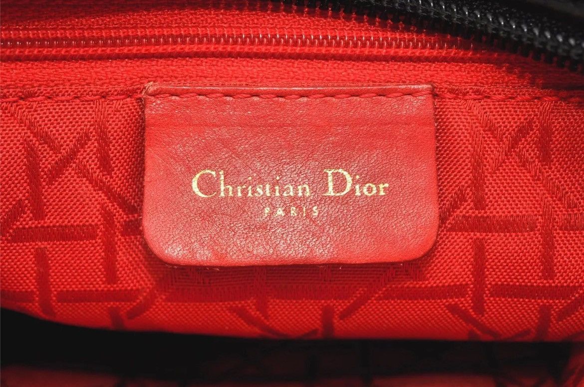 Dior Christian Dior Nylon Cannage Tote Bag Size ONE SIZE - 8 Thumbnail