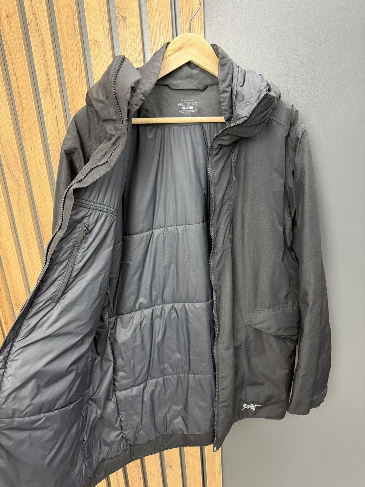 Arc'teryx Arc’teryx Khuno Black Hooded Windstopper Jacket Mens M Size US M / EU 48-50 / 2 - 12 Thumbnail
