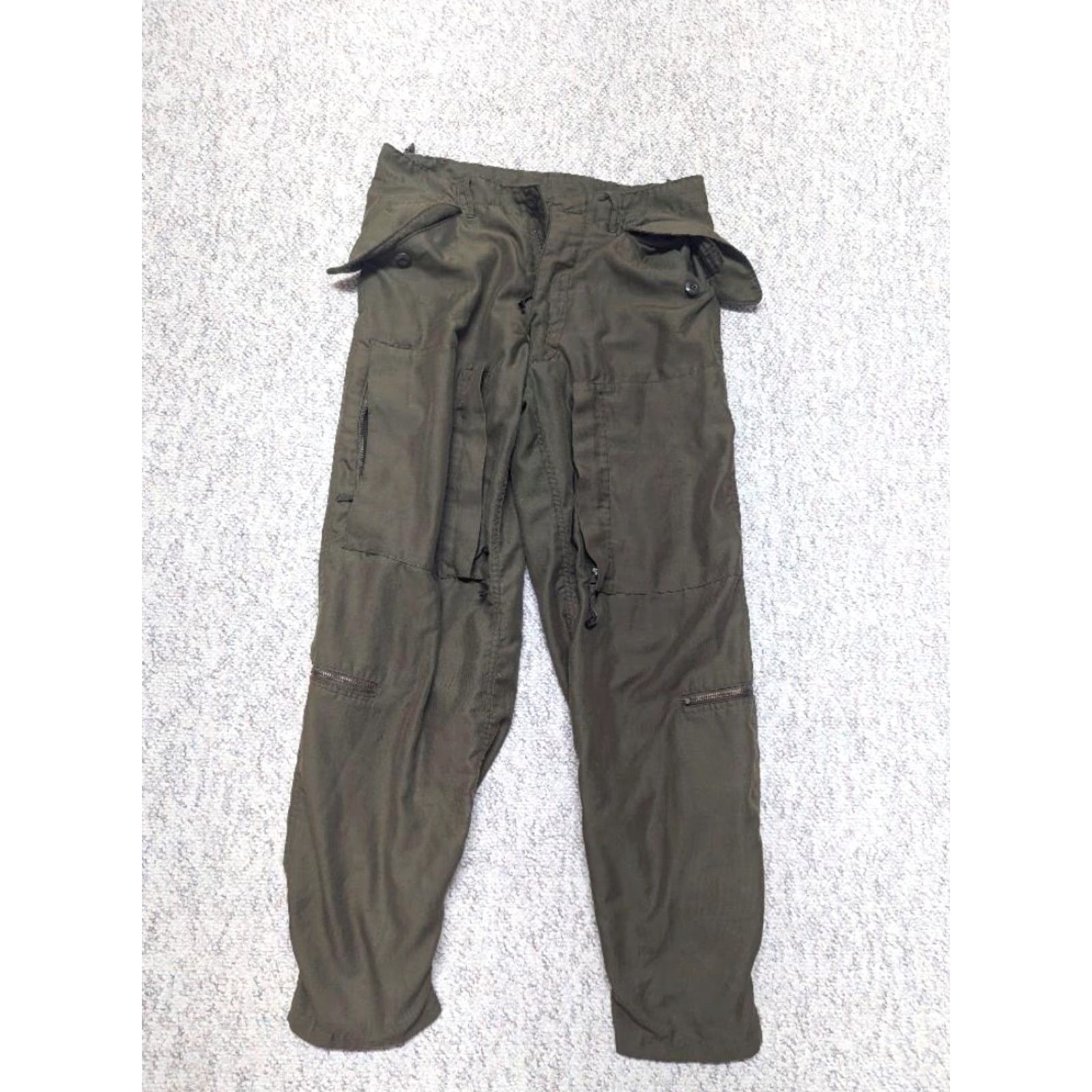 Vintage VINTAGE US Army Cargo Pants Shirt Mens 32x32 Green Cotton OG107 1970s Vietnam Size US 32 / EU 48 - 2 Thumbnail