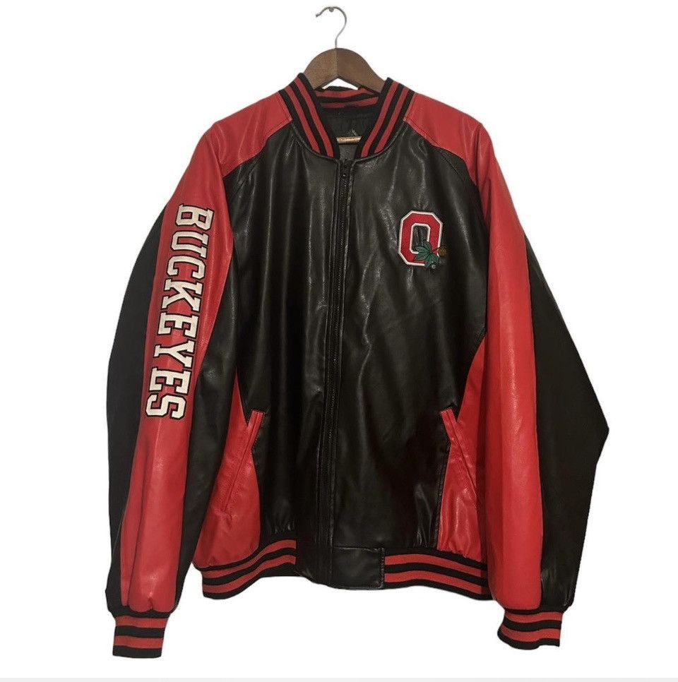 image of Steve And Barrys Ohio State Jackett in Black, Men's (Size 2XL)