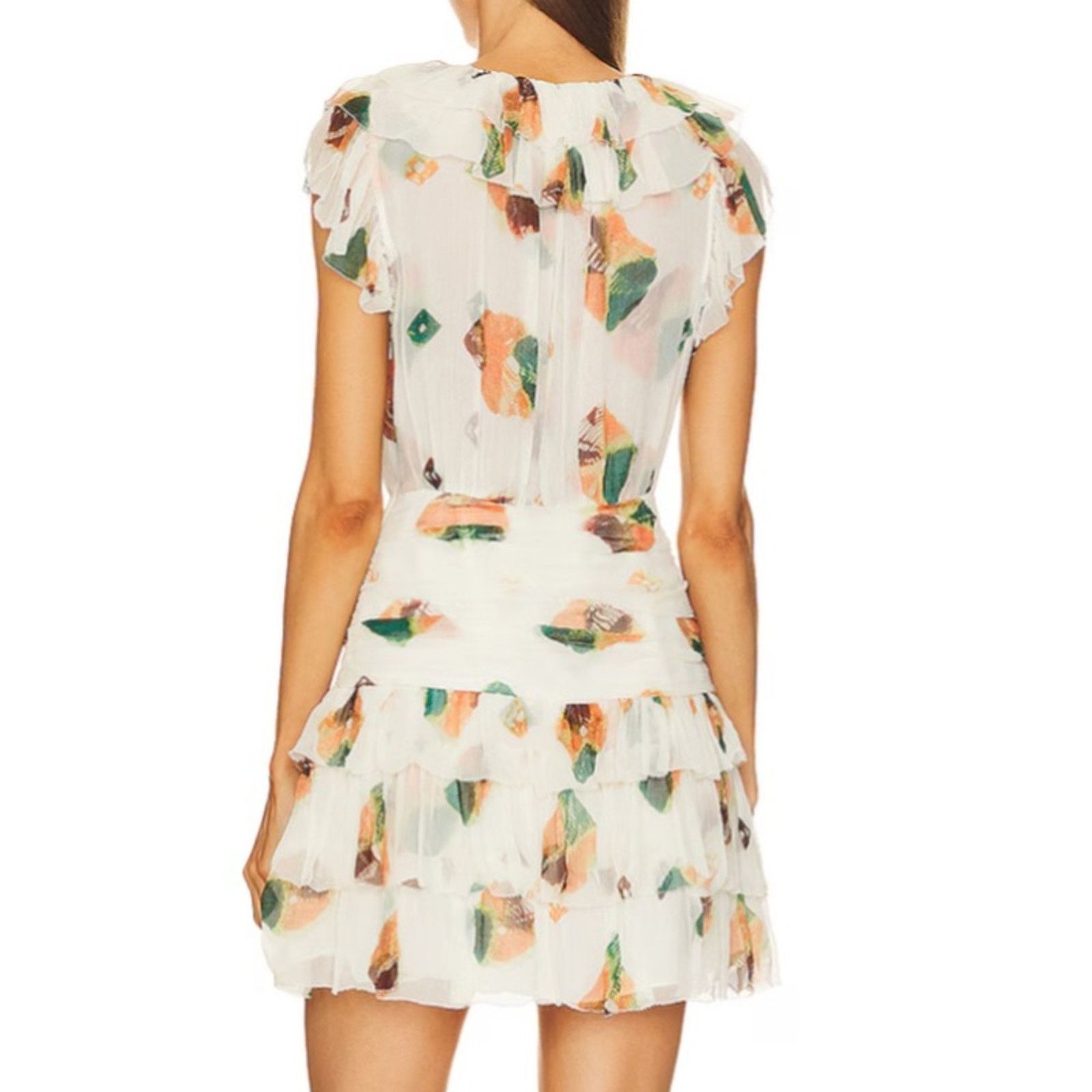 Ulla Johnson New! Ulla Johnson $690 Silk Zina Dress Aurora Ivory Silk 2 Size XS / US 0-2 / IT 36-38 - 14 Thumbnail