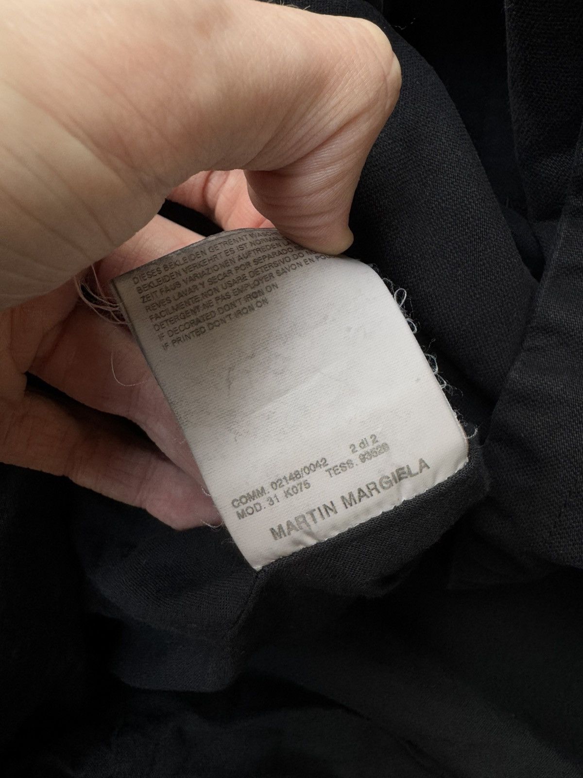 Maison Margiela Maison Martin Margiela AW04 Raw Collar Faded Cotton Caban Size US S / EU 44-46 / 1 - 12 Thumbnail
