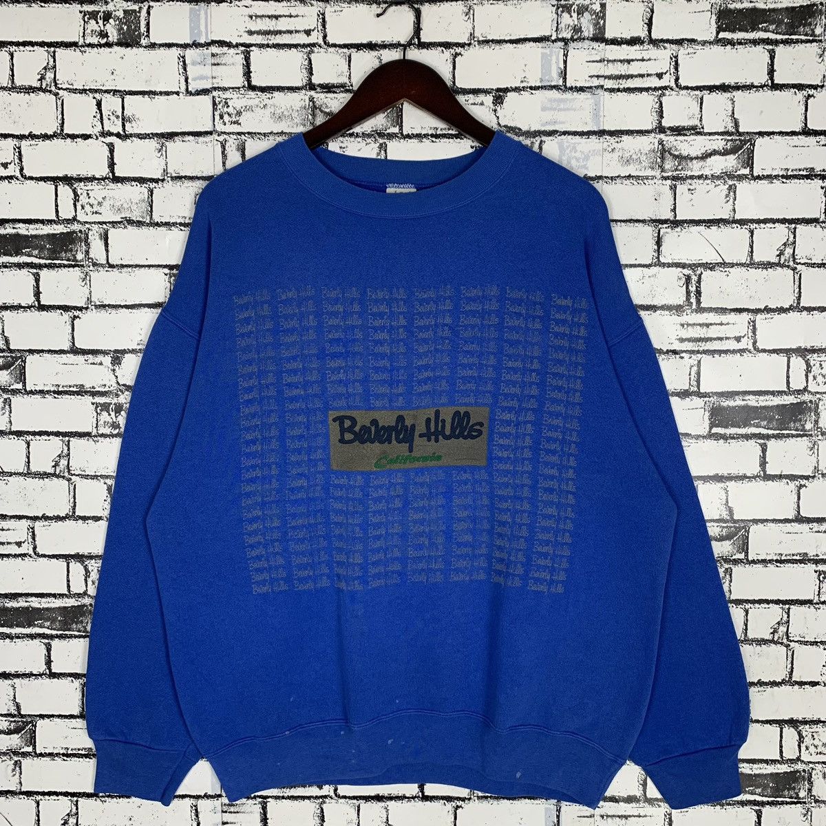 Other Vintage Beverly Hills Big Print Sweatshirt Crewneck Size US XL / EU 56 / 4 - 1 Thumbnail