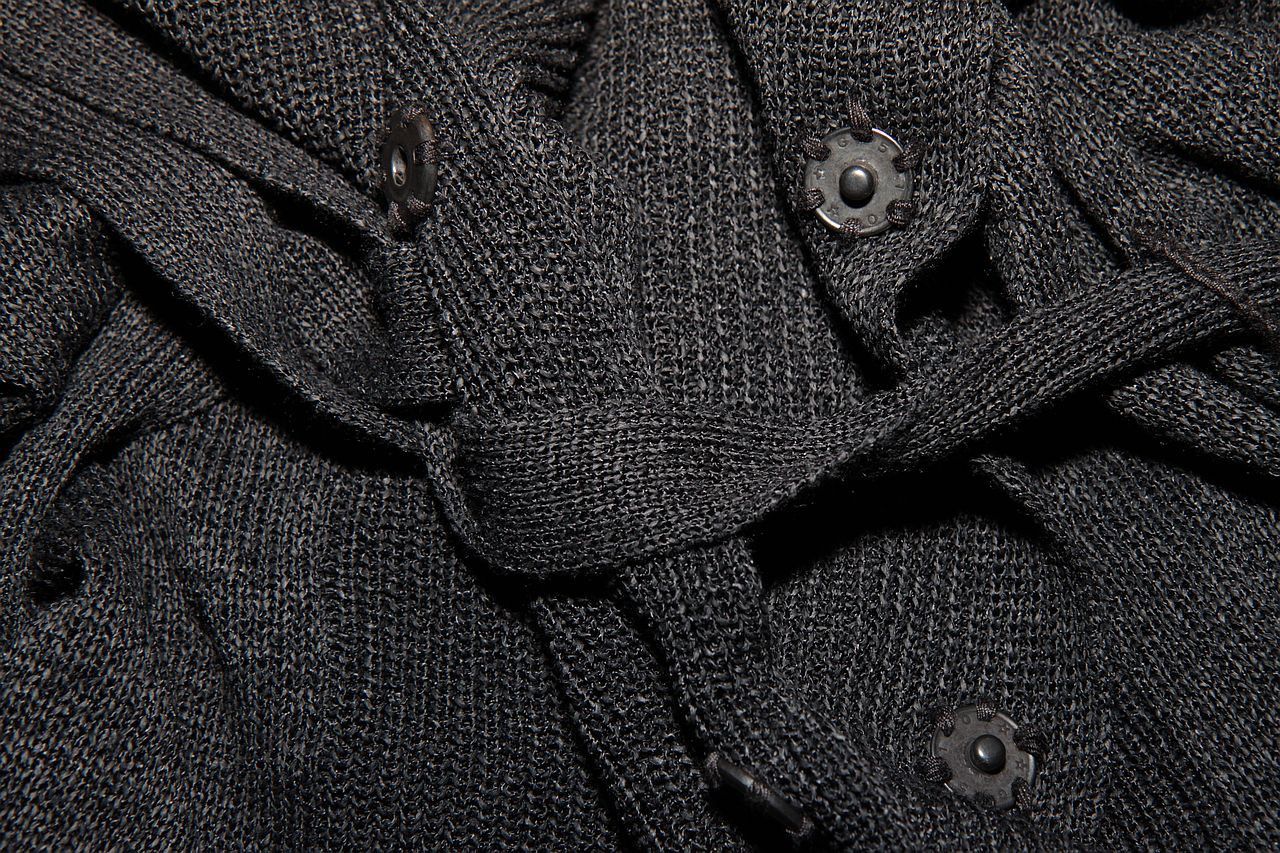 The Viridi-anne ARCHIVE Belted Black Knit Cardigan Size US S / EU 44-46 / 1 - 5 Thumbnail