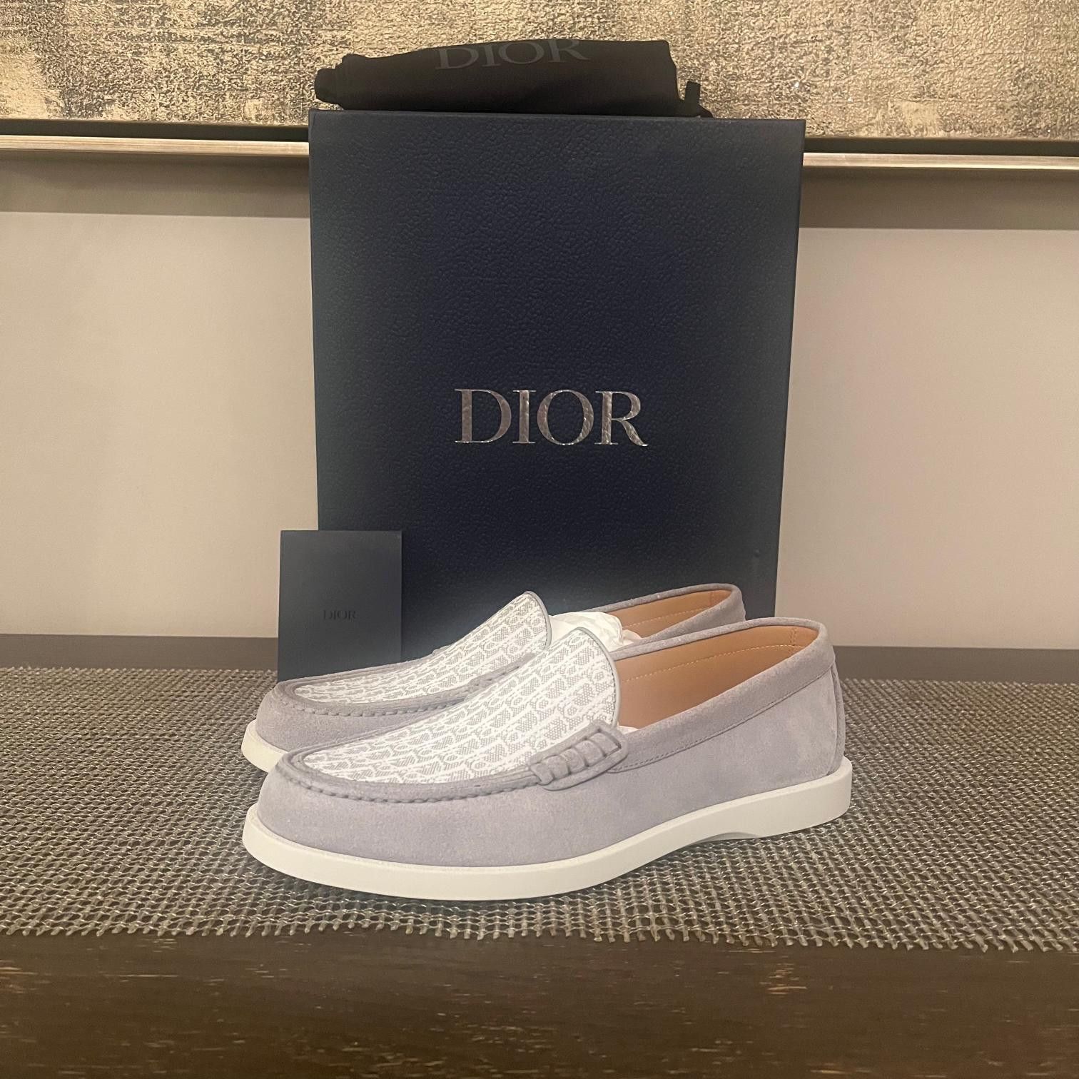 Dior o1rshd1 Grainville Loafer in Grey Size US 7.5 / EU 40-41 - 10 Thumbnail