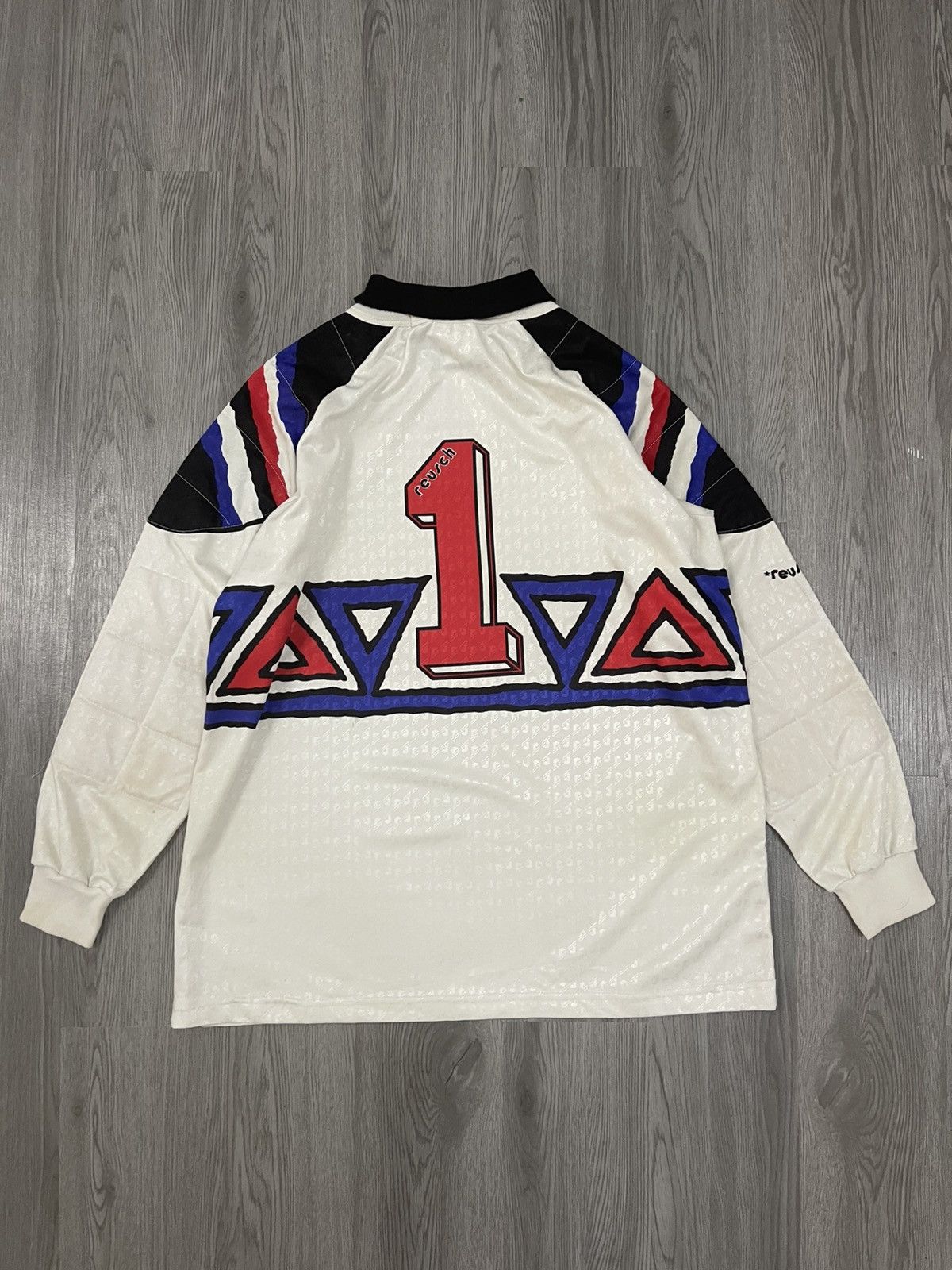 Vintage 90s reusch Sampdoria goalkeeper jersey Size US L / EU 52-54 / 3 - 3 Thumbnail
