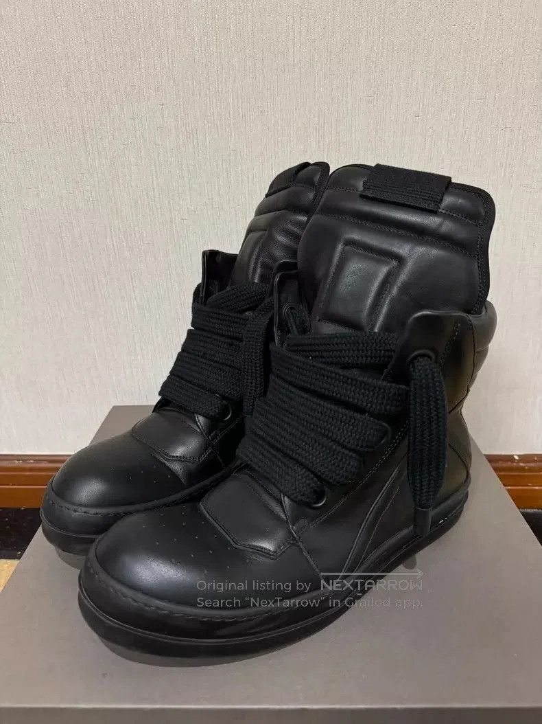 Rick Owens Rick Owens Black Leather High. Size US 10.5 / EU 43-44 - 4 Thumbnail