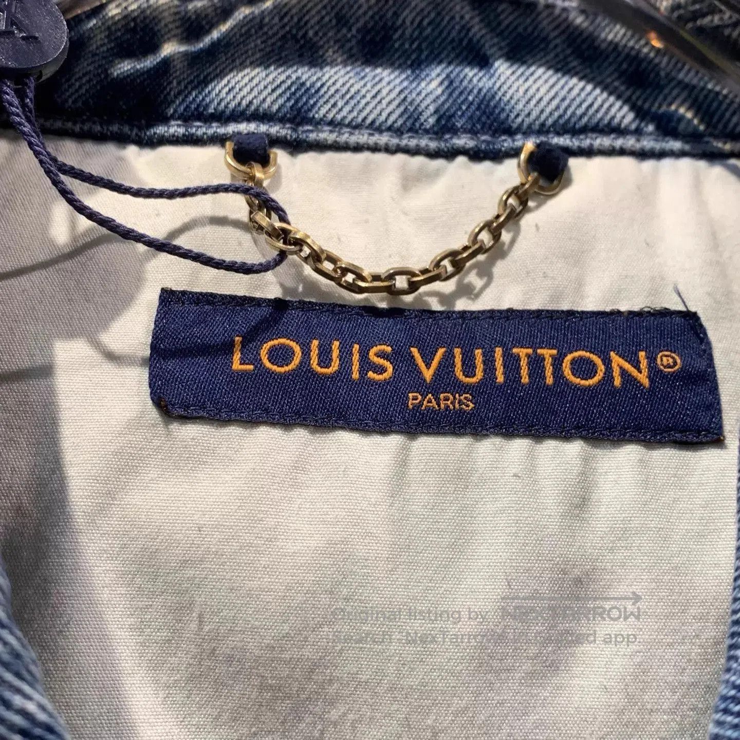 Louis Vuitton Blue Short Sleeve Denim Jacket - XL. Size US XL / EU 56 / 4 - 2 Thumbnail