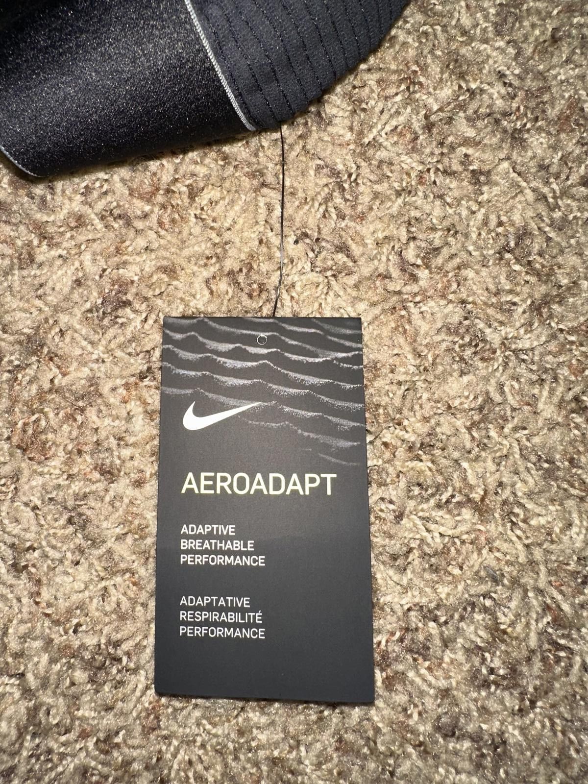 Nike Nike Pro AeroAdapt 3/4 Black Leggings Size US 32 / EU 48 - 10 Thumbnail