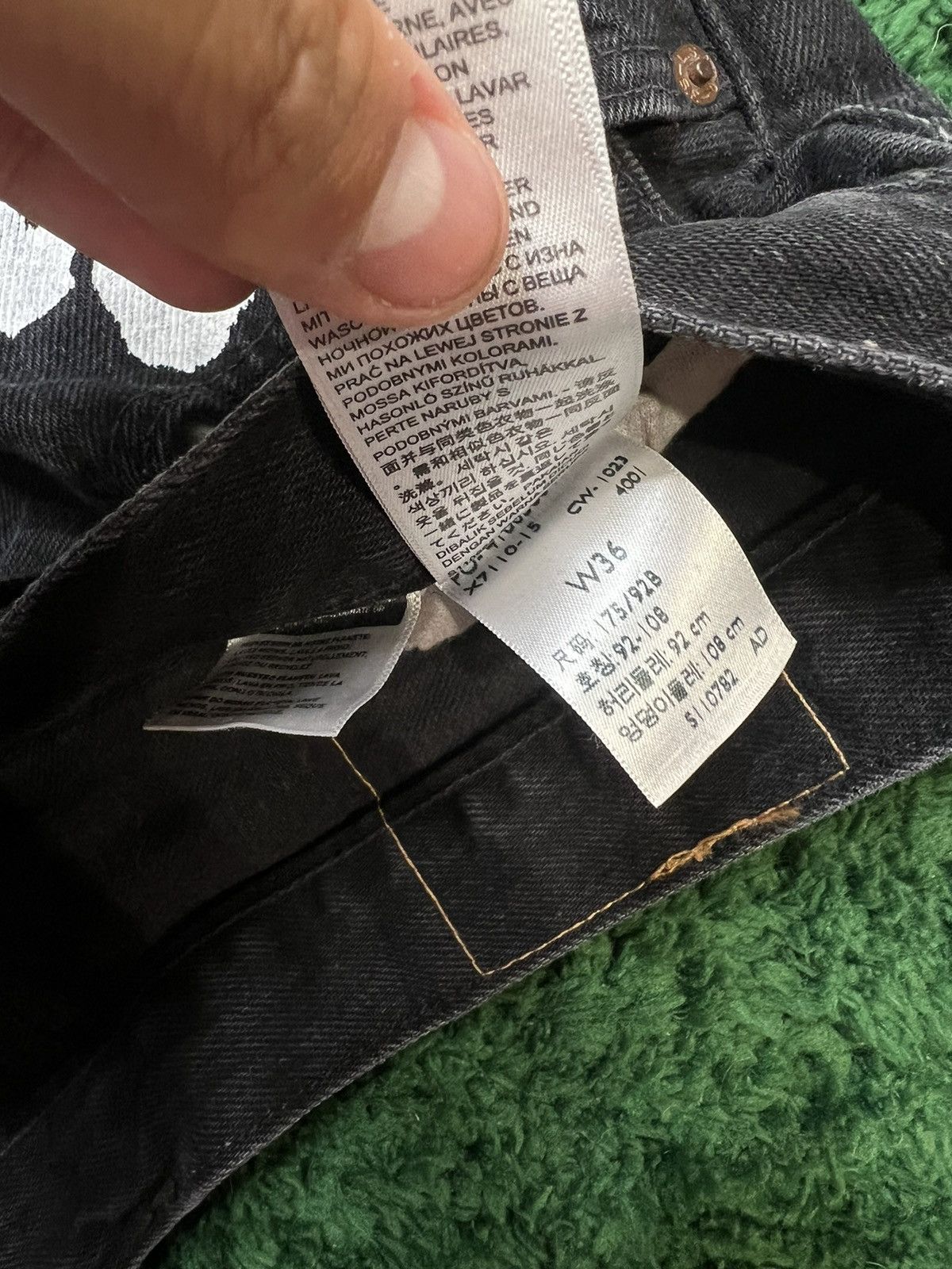 DENIM TEARS Denim Tears X Levis Cotton Wreath jeans Black Size US 36 / EU 52 - 5 Thumbnail