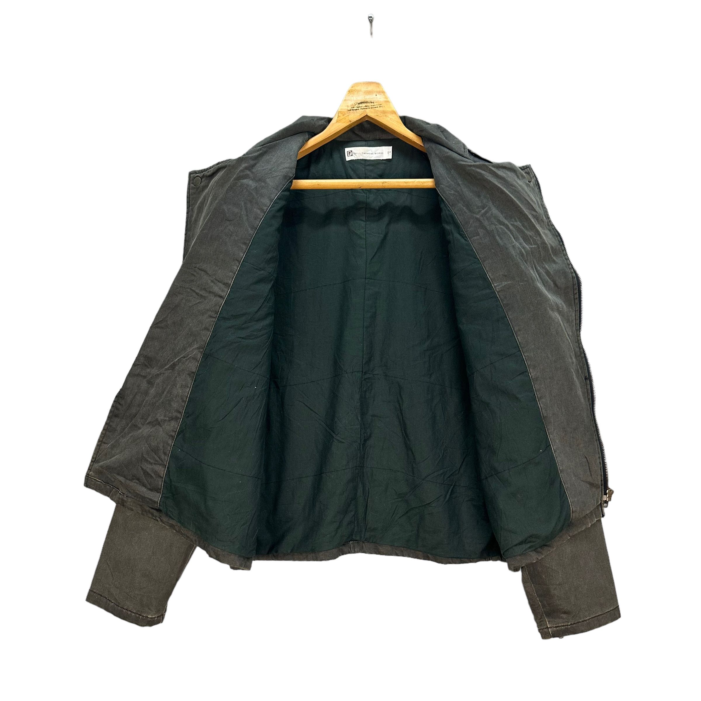 Japanese Brand DRILL GARMEN WORKS DOUBLE COLLAR JACKET #7805-177 Size US L / EU 52-54 / 3 - 6 Thumbnail