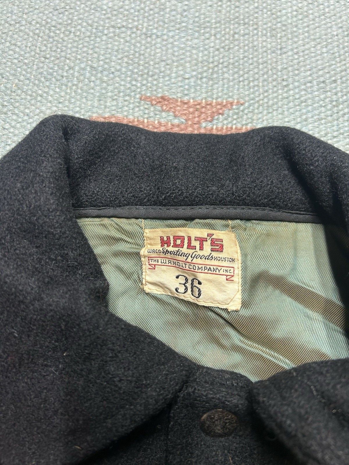 Vintage 1950s wool varsity jacket snap letterman Missouri 36 small Size US S / EU 44-46 / 1 - 6 Thumbnail