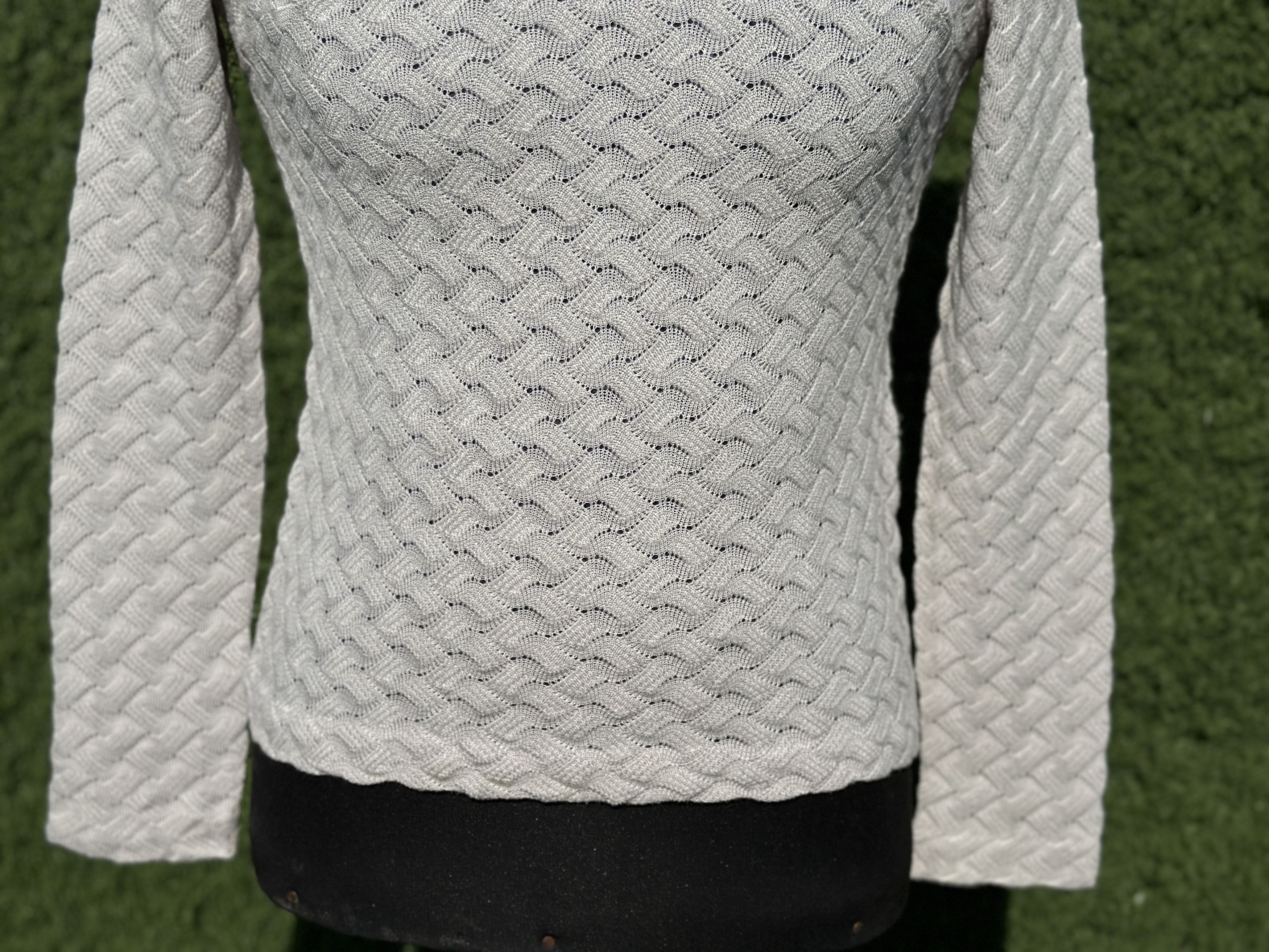 Missoni Missoni Sport Openwork Knit Wool Blend Sweater Italy Size 42 Size S / US 4 / IT 40 - 9 Thumbnail