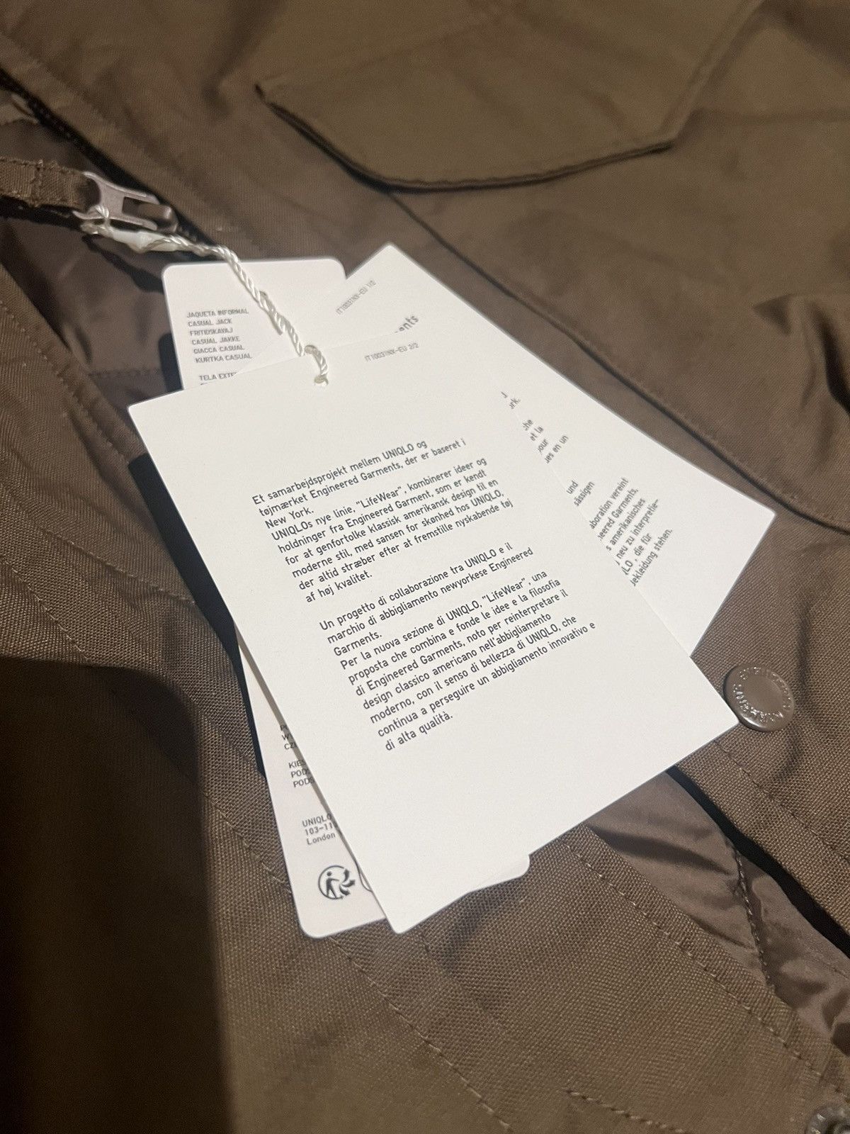 Engineered Garments × Uniqlo Uniqlo x Engineered Garments brown parka Size M Size US M / EU 48-50 / 2 - 5 Thumbnail