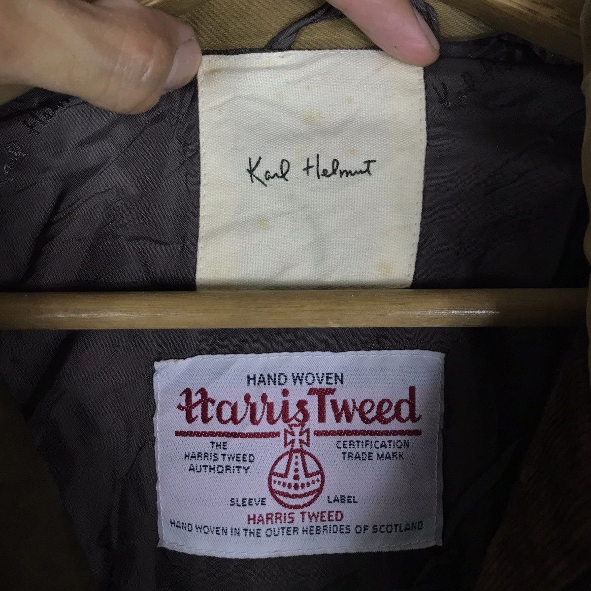 Harris Tweed × Karl Helmut × Pink House Vintage Karl Helmut X Harris Tweed X Pink House Jacket Size US M / EU 48-50 / 2 - 6 Thumbnail