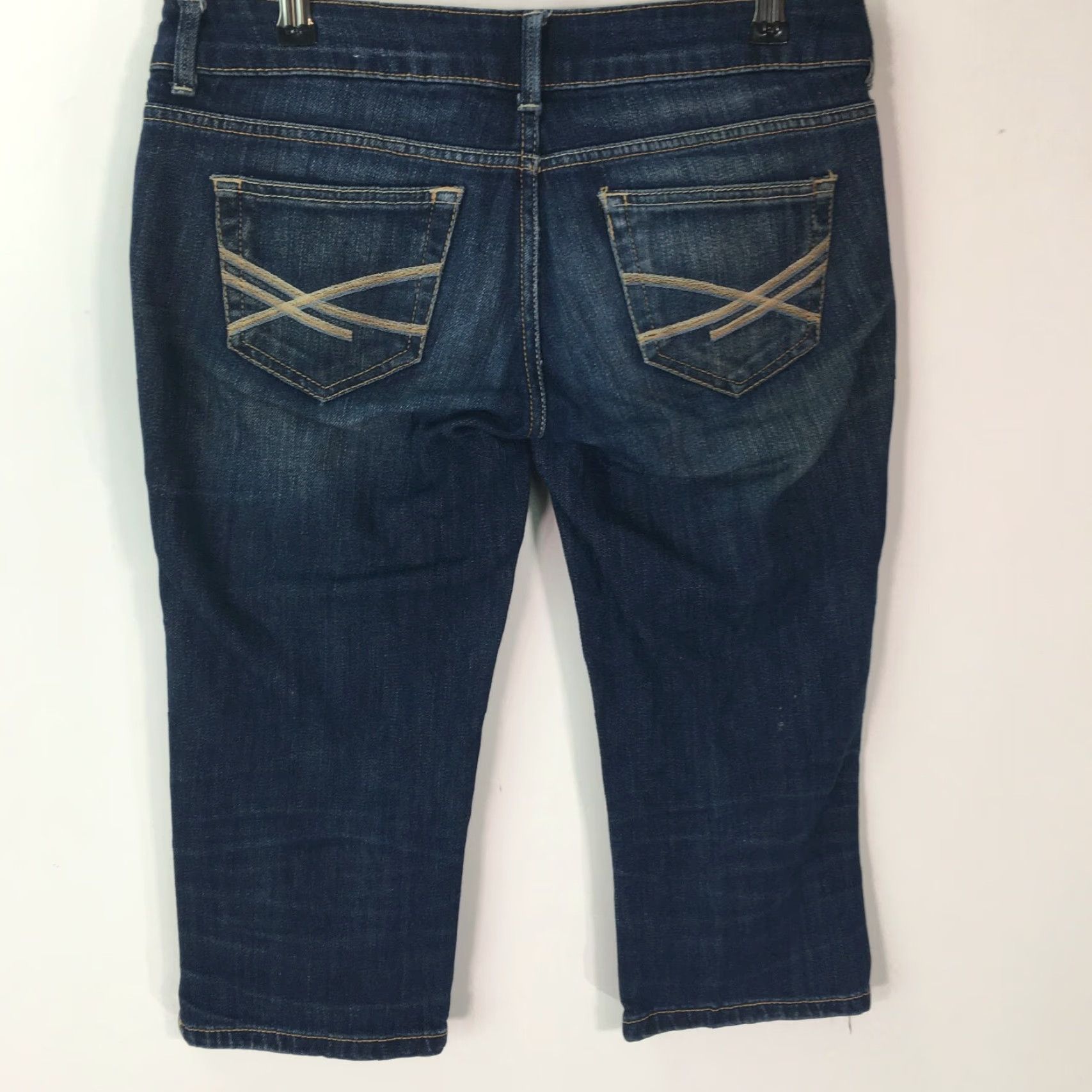 Vintage VINTAGE Aeropostale Jeans Crop Denim 30x18 Regular Slim Blue 90s City Womens Size 26" / US 2 / IT 38 - 2 Thumbnail