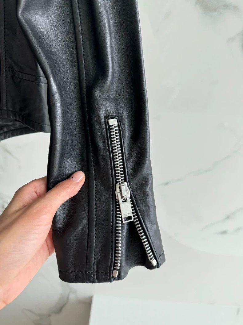 Yves Saint Laurent saint LaurentClassic leather biker jacket 2503-Nextarrow Size XS / US 0-2 / IT 36-38 - 7 Thumbnail