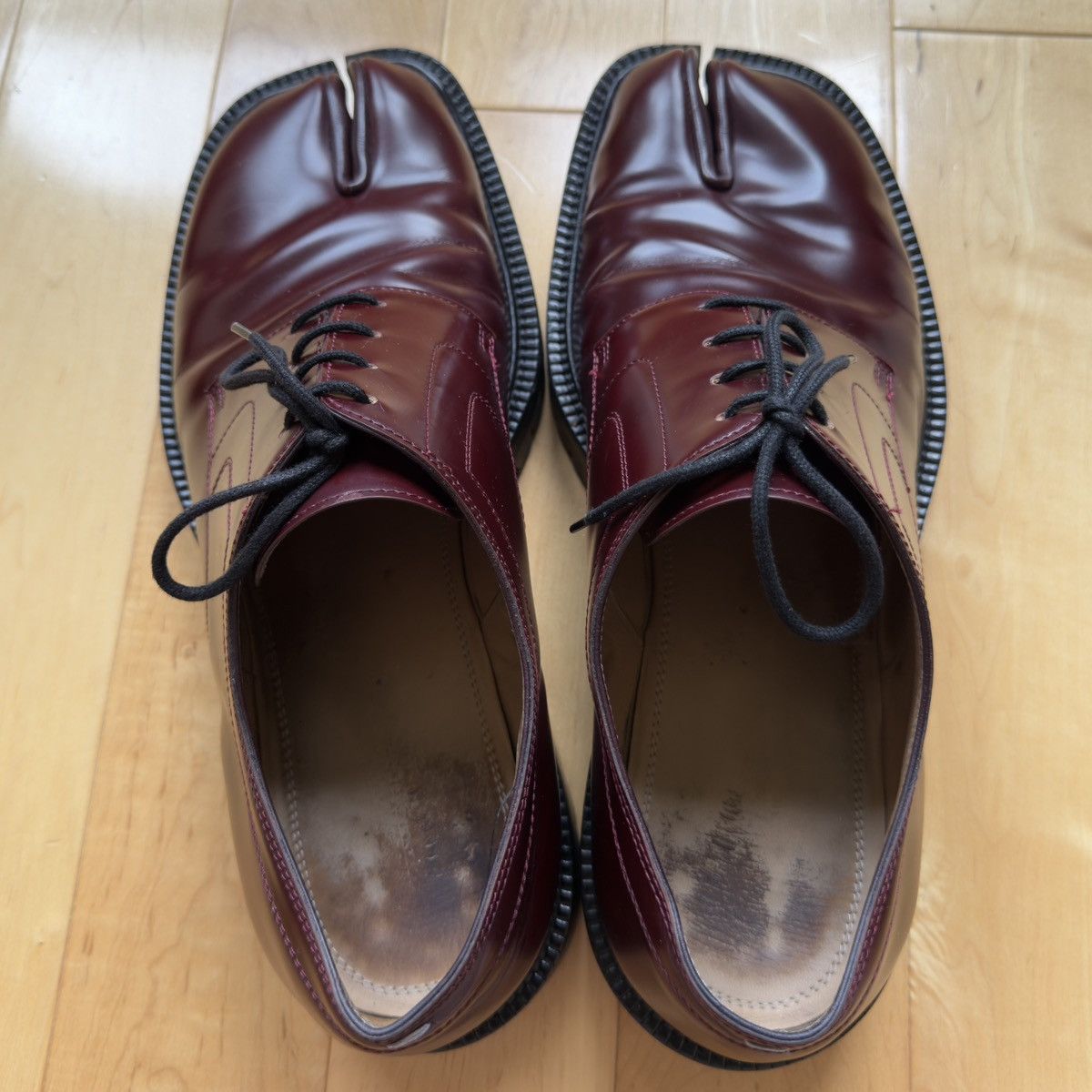 Maison Margiela Maison Margiela Tabi Derby Oxblood Size US 11 / EU 44 - 5 Thumbnail