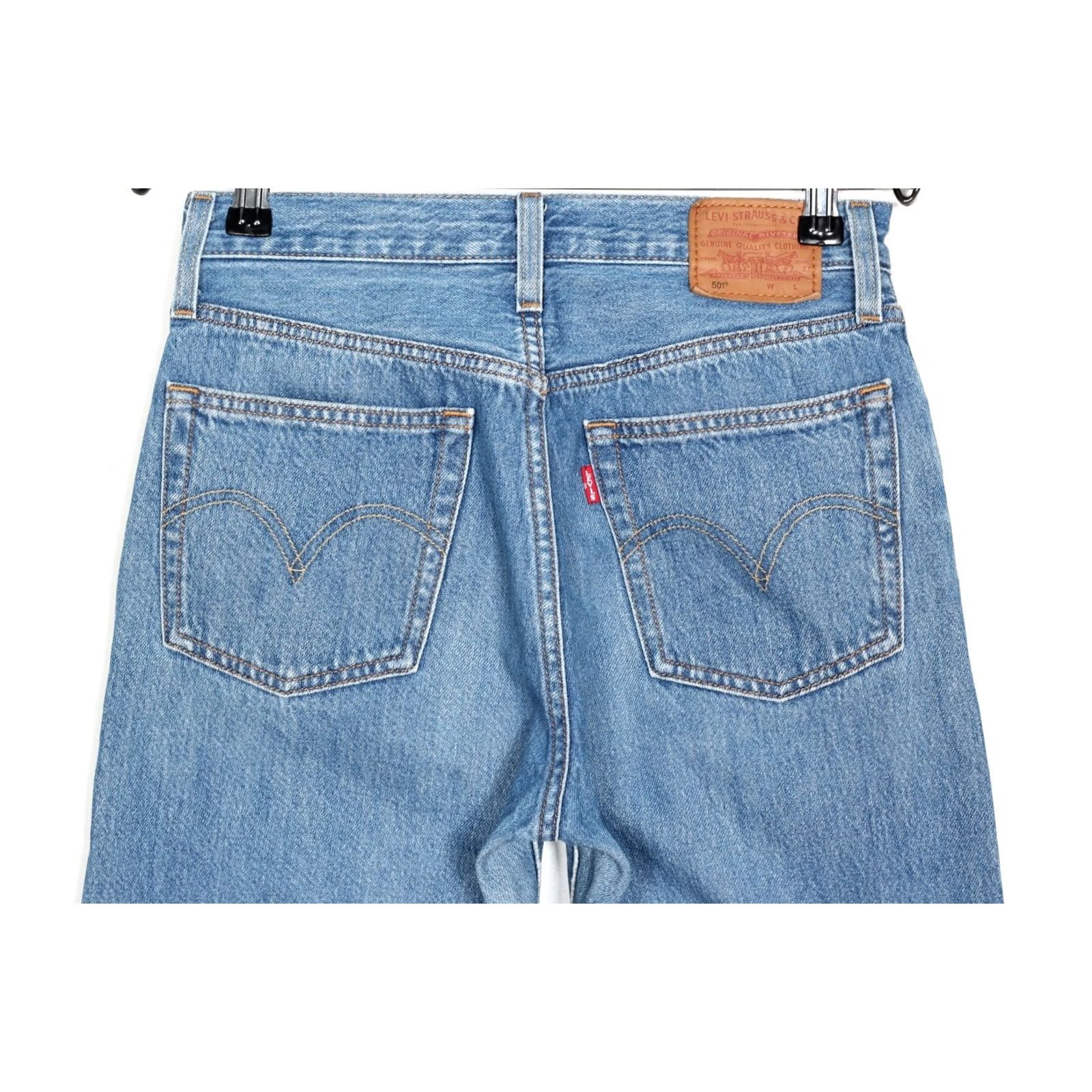Levi's Levi'S 501 Jeans Women Size W25 L26 PREMIUM Big E Regular Straight DZ8291 Size 42" / US 20 - 3 Thumbnail
