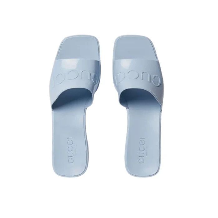 Gucci o1wfsh0625 Sandals in Light Blue Size US 4 / IT 34 - 2 Thumbnail