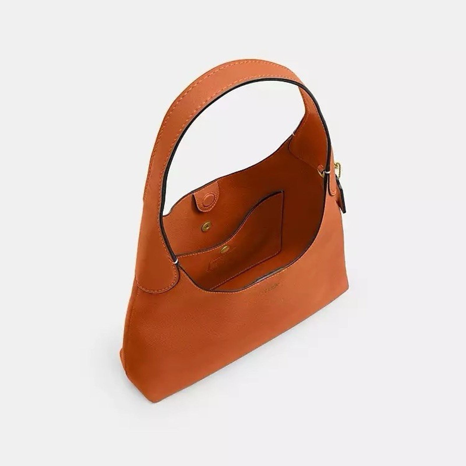 Coach NWT COACH Brooklyn Shoulder Bag 28 LEATHER CU068 Toffee Size ONE SIZE - 9 Thumbnail