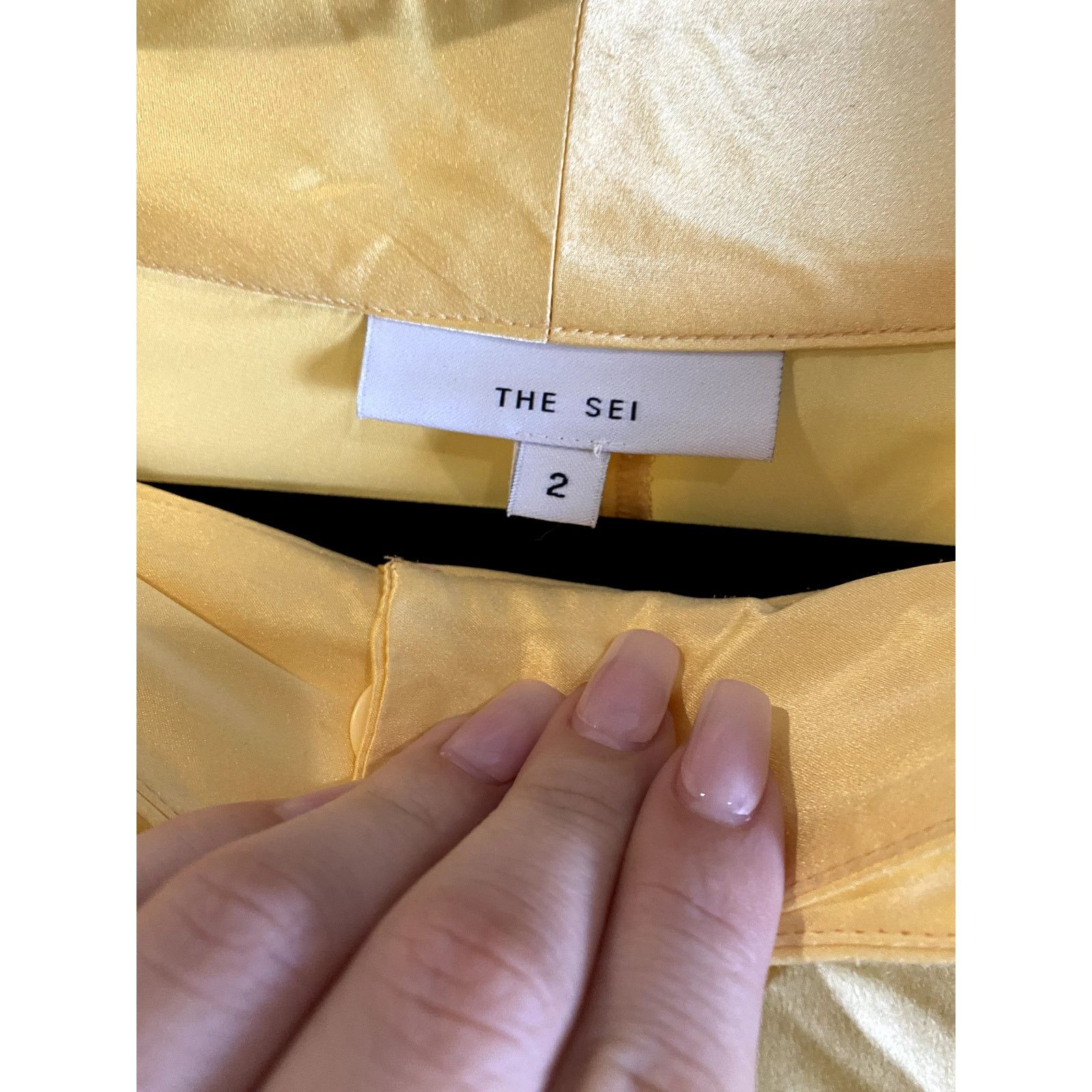 Other The Sei Wide Leg Trouser in Butter Yellow 2 Size 26" / US 2 / IT 38 - 6 Thumbnail