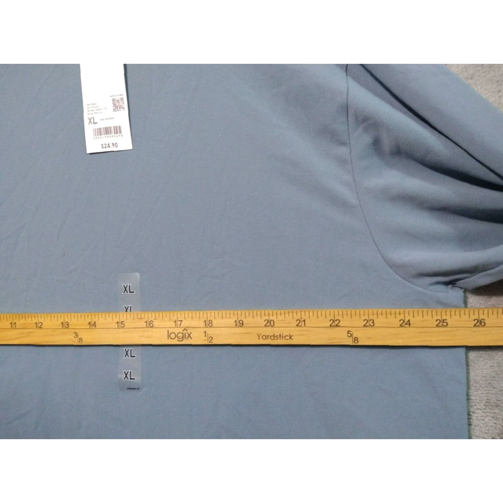 Uniqlo Uniqlo Shirt Mens XL Gray Dry Ex Crew Neck Long Sleeve UV Protection Size US XL / EU 56 / 4 - 4 Thumbnail